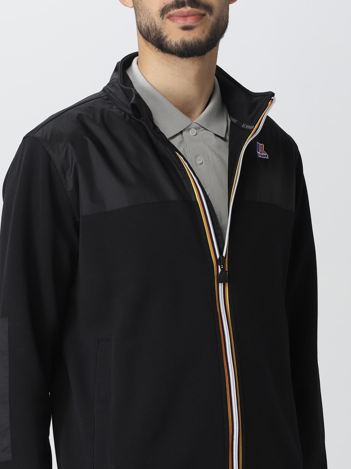 K-WAY JACKET: Coat men K-way, Black - Img 4