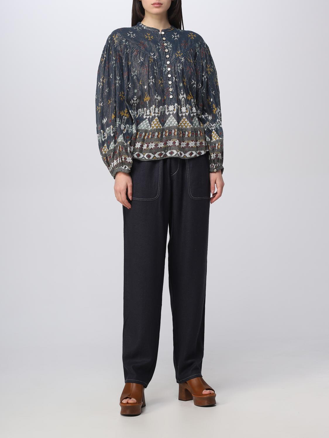 ISABEL MARANT ETOILE TOP: Top mujer Isabel Marant Etoile, Blanco - Img 2