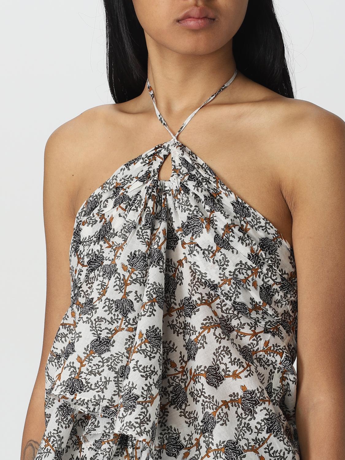 ISABEL MARANT ETOILE TOP: Top femme Isabel Marant Etoile, Kaki - Img 4