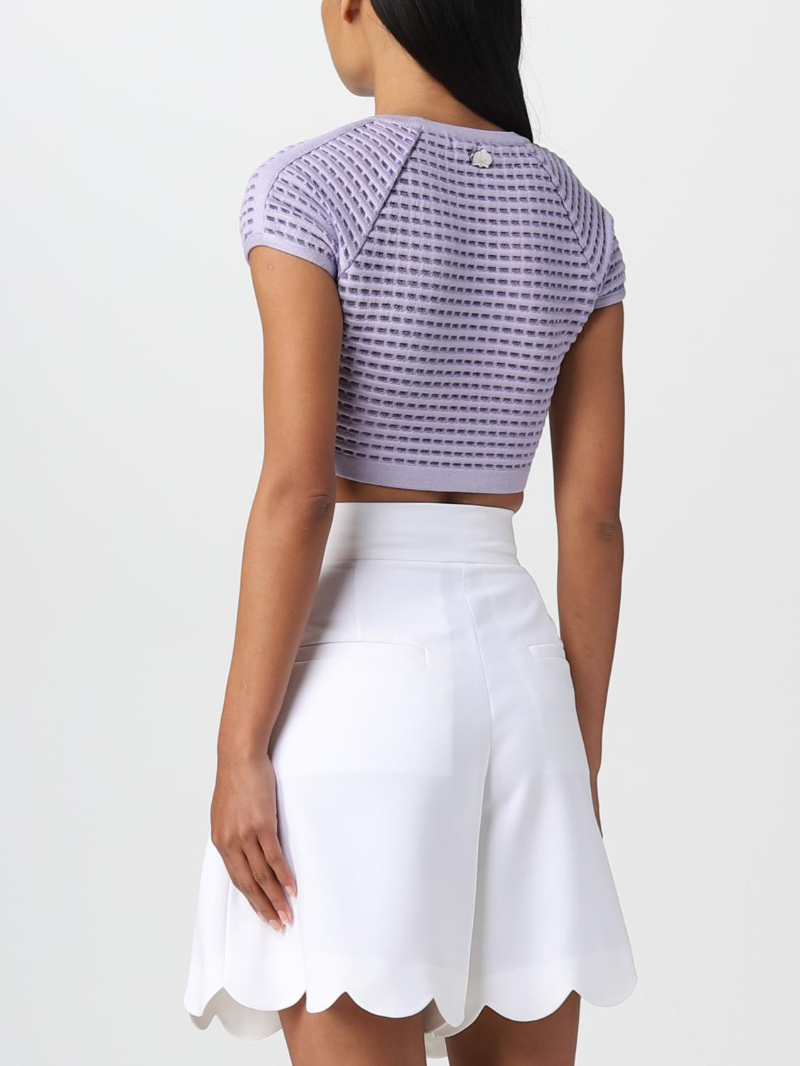 GENNY SWEATSHIRT: Sweatshirt damen Genny, Violett - Img 3