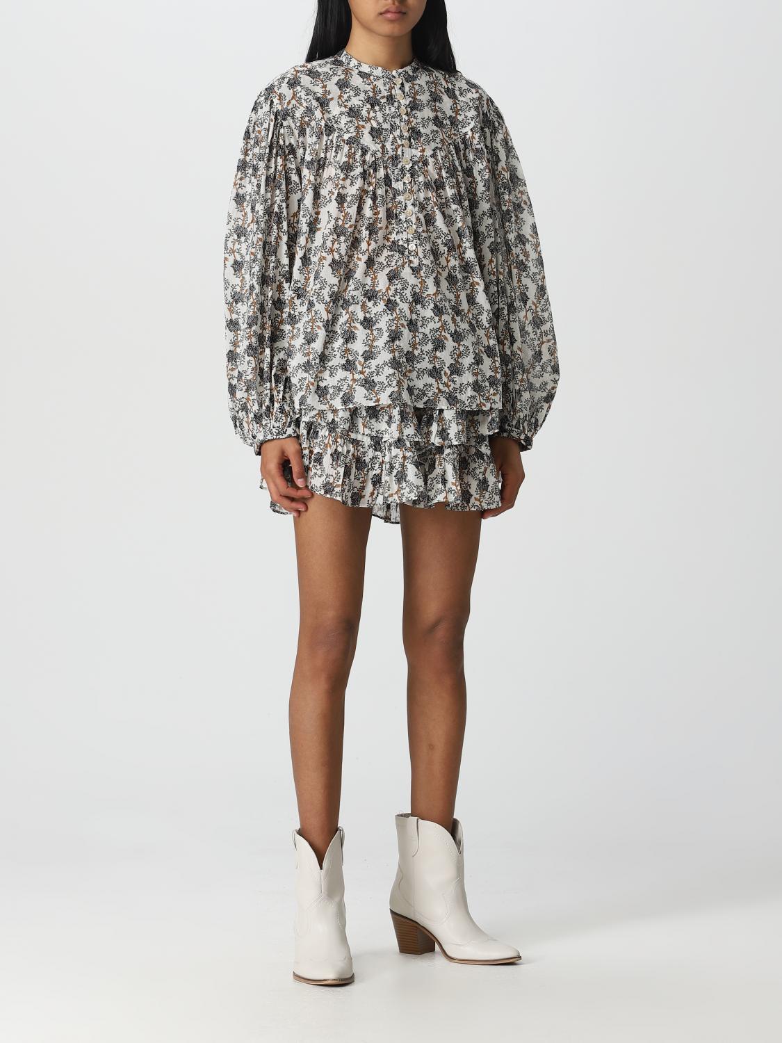 ISABEL MARANT ETOILE CAMISA: Camisa mujer Isabel Marant Etoile, Kaki - Img 2