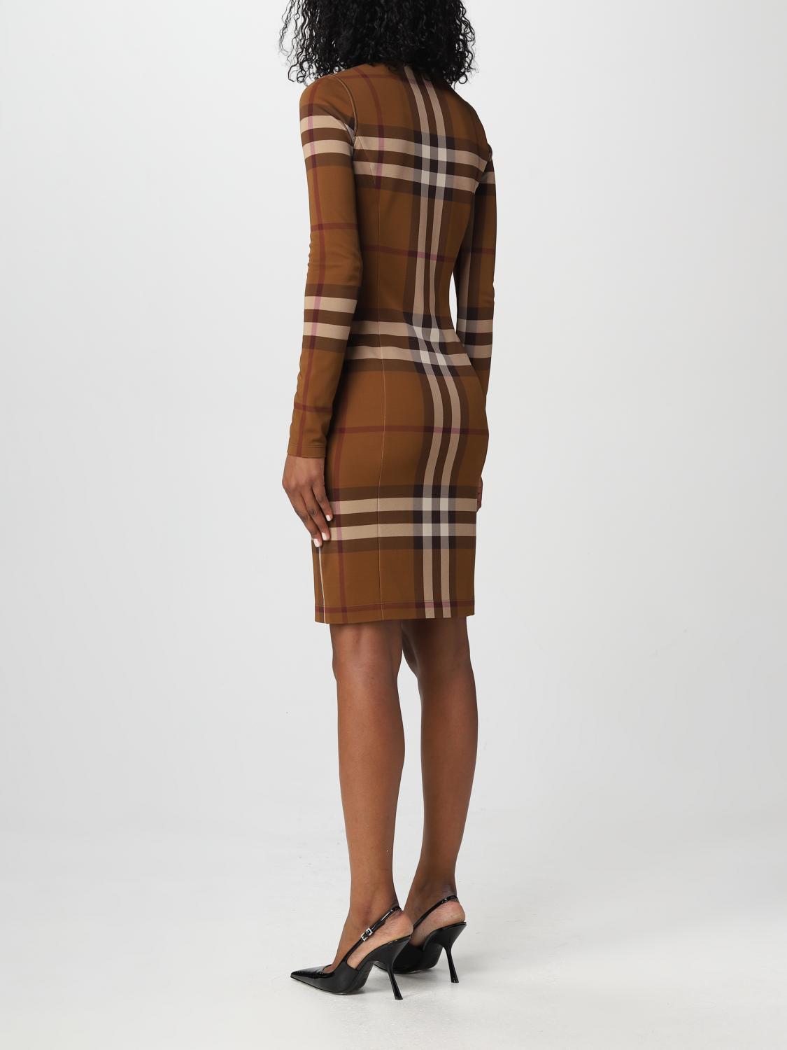 Burberry dress in stretch viscose - Brown | 8062946 | GIGLIO.COM
