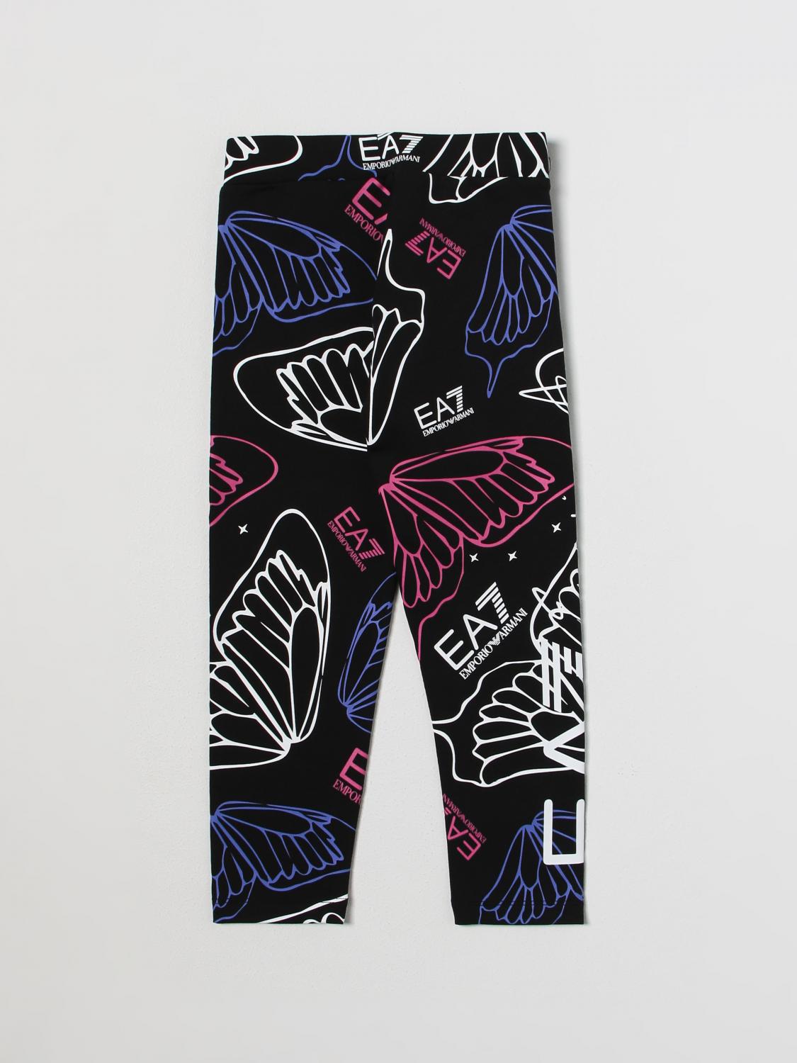 EA7 PANTS: Pants kids Ea7, Black 1 - Img 2