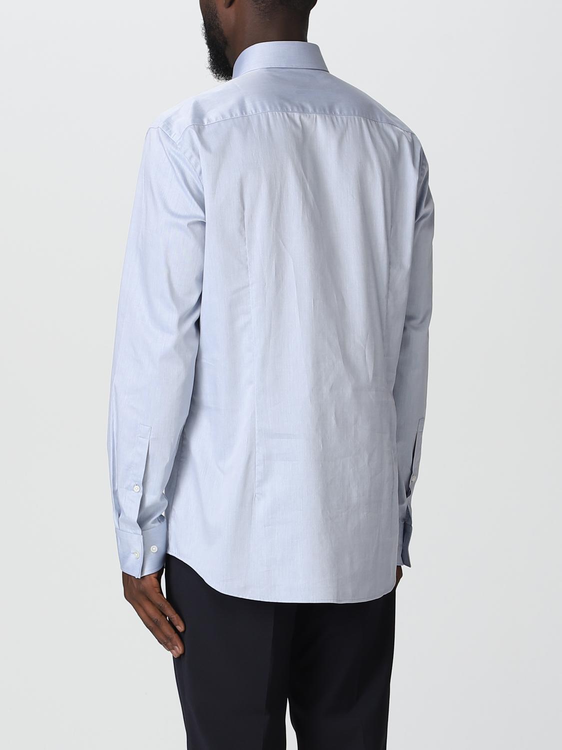 HUGO CAMICIA: Camicia Hugo in cotone, Celeste - Img 2
