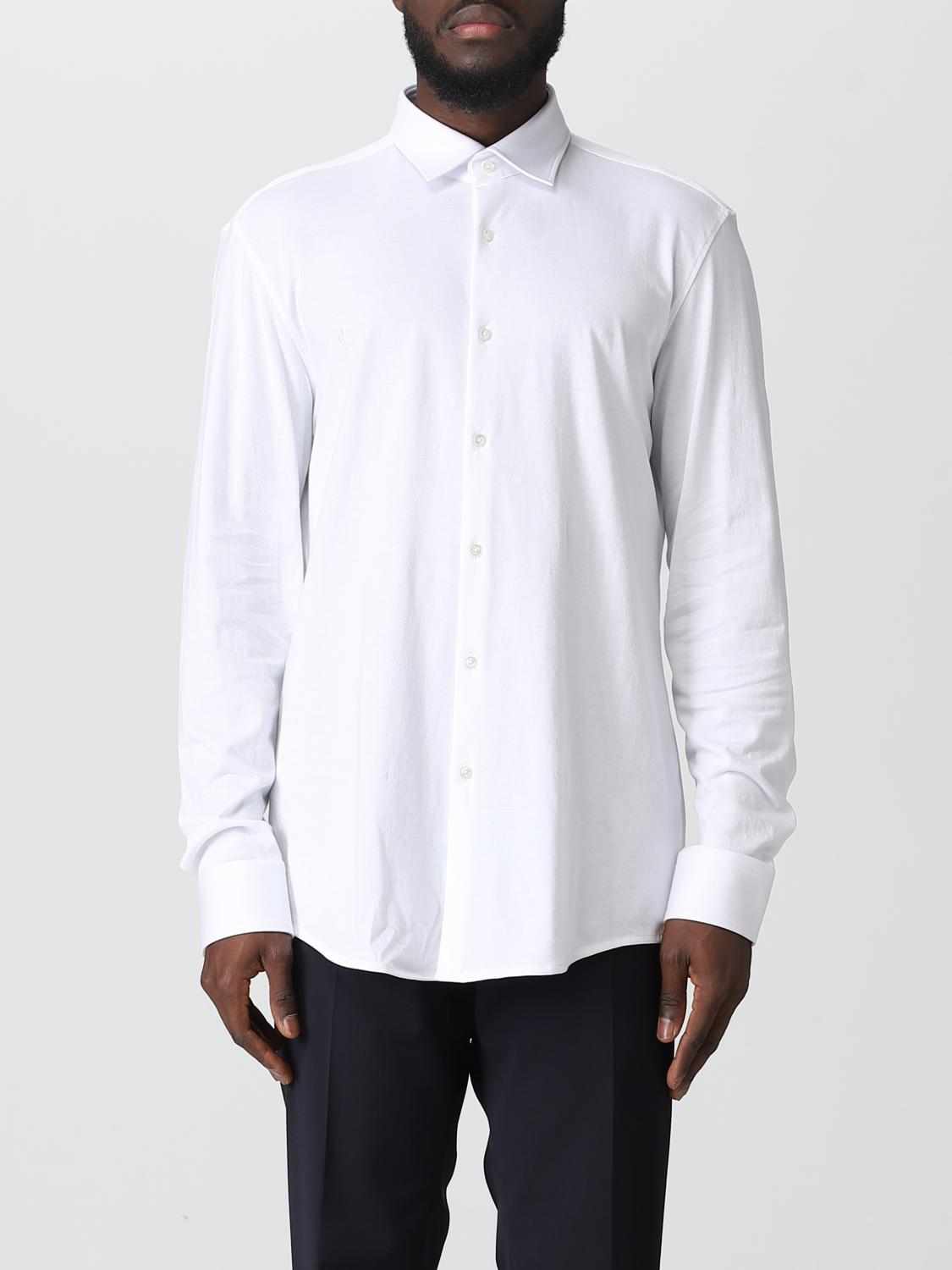 HUGO CAMICIA: Camicia Hugo in cotone, Bianco - Img 1