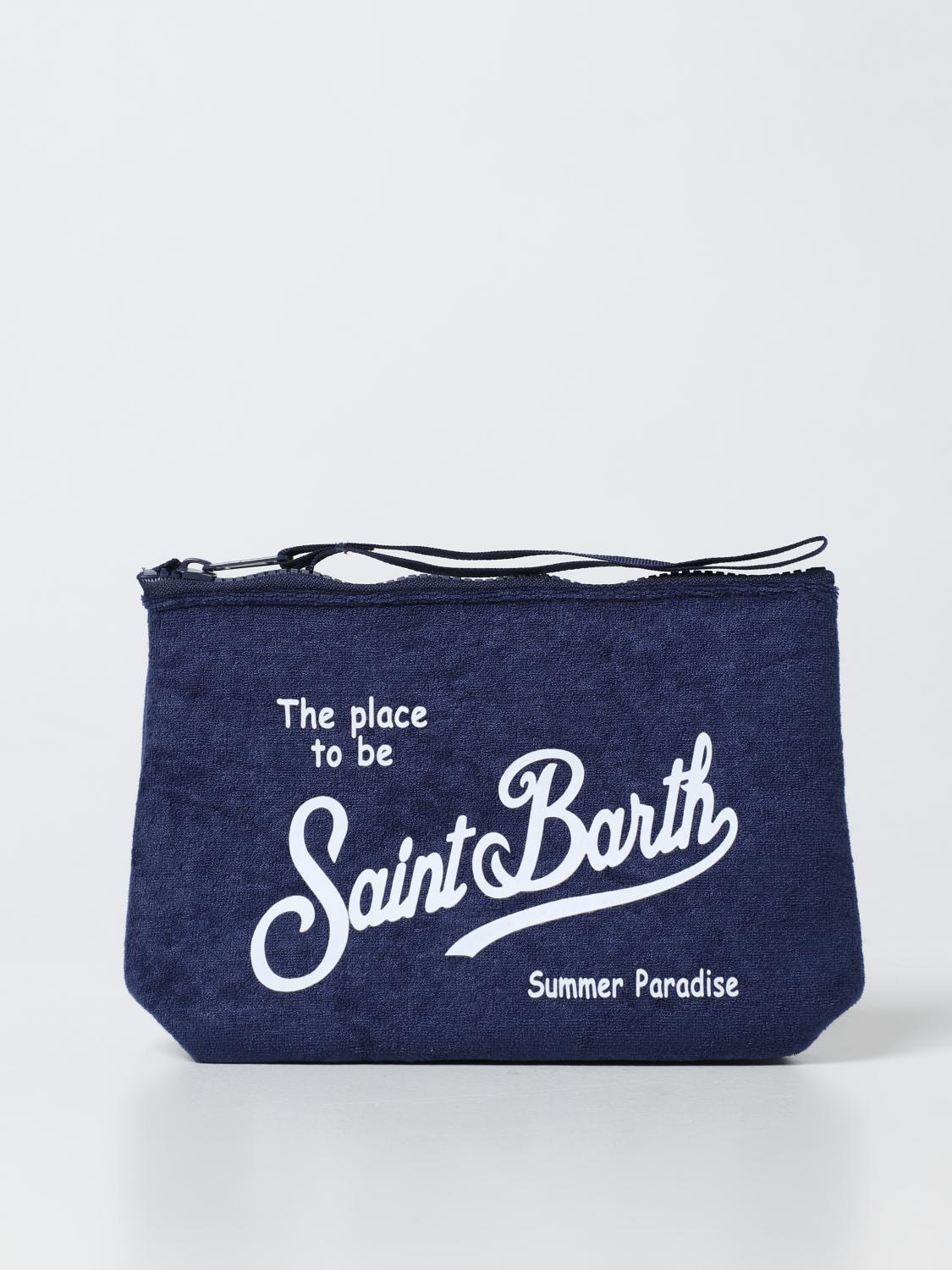 MC2 SAINT BARTH PORTADOCUMENTI: Pochette Aline MC2 Saint Barth in spugna, Blue - Img 1