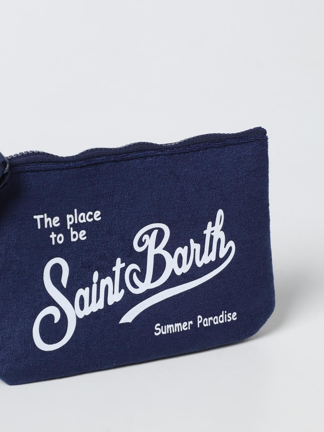 MC2 SAINT BARTH PORTADOCUMENTI: Pochette Aline MC2 Saint Barth in spugna, Blue - Img 3