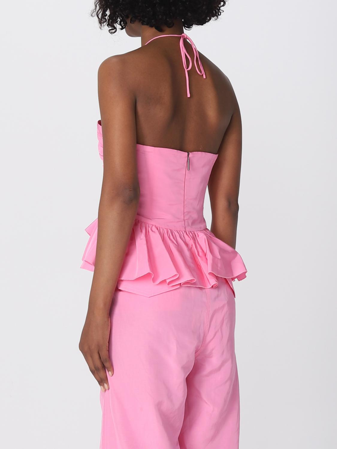 MSGM TOP: Top MSGM in cotone, Rosa - Img 3