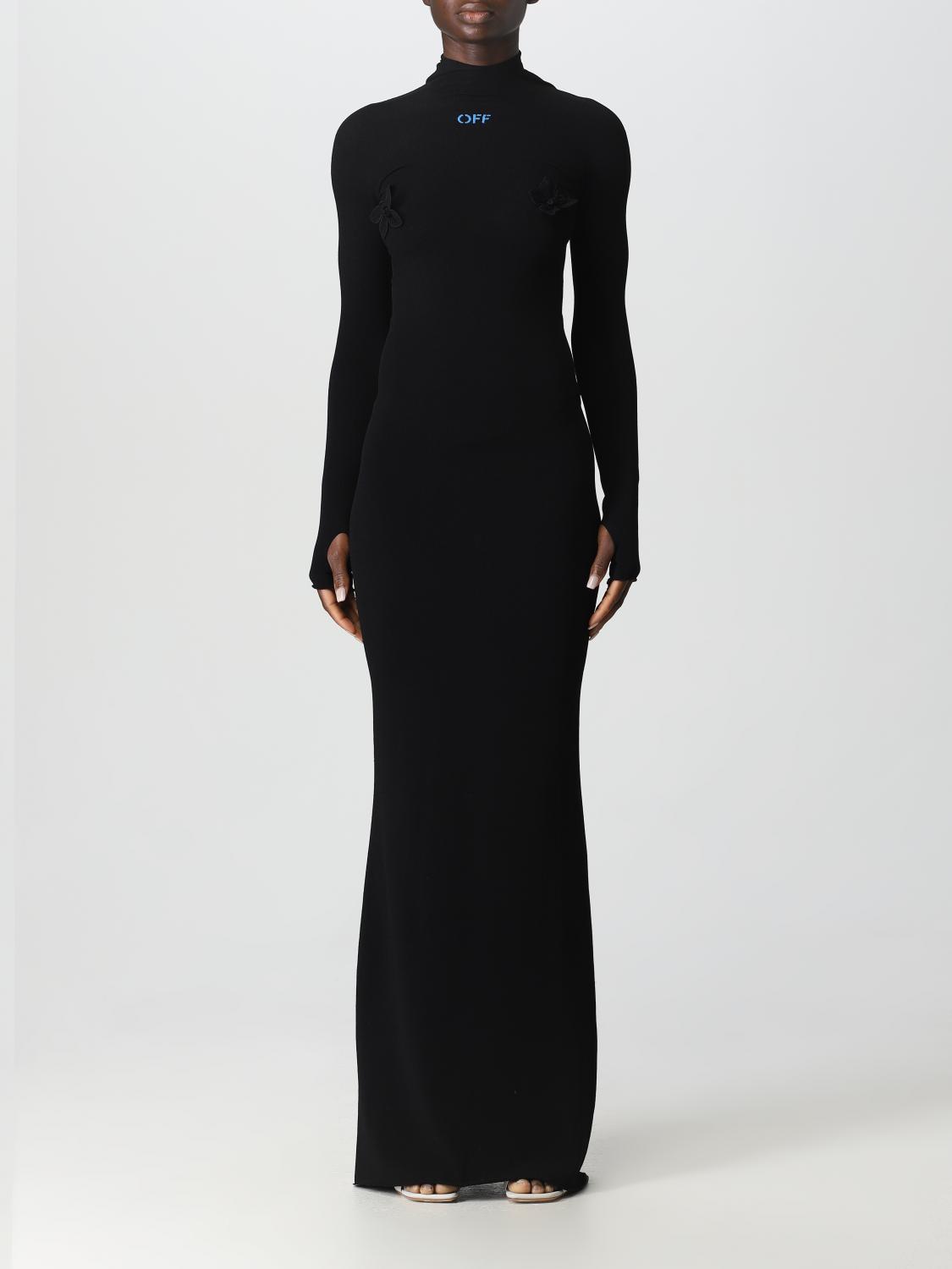 OFF-WHITE VESTIDO: Vestido mujer Off-white, Negro - Img 1