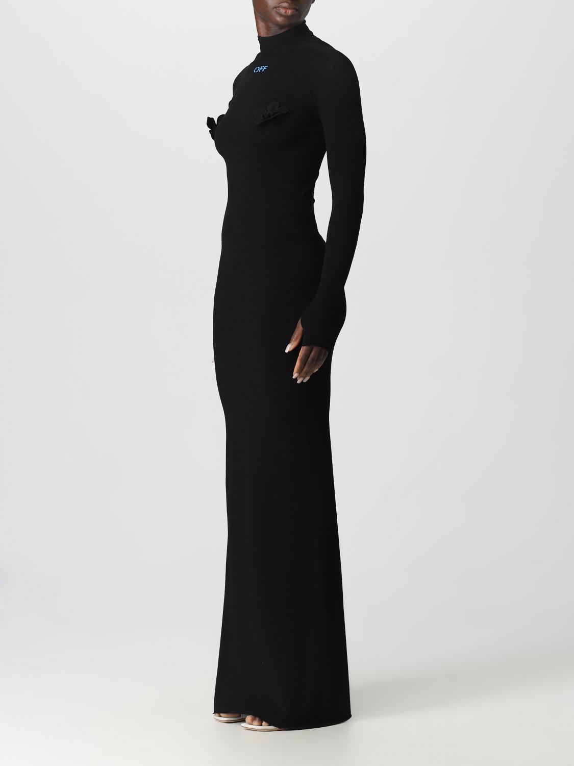 OFF-WHITE VESTIDO: Vestido mujer Off-white, Negro - Img 3