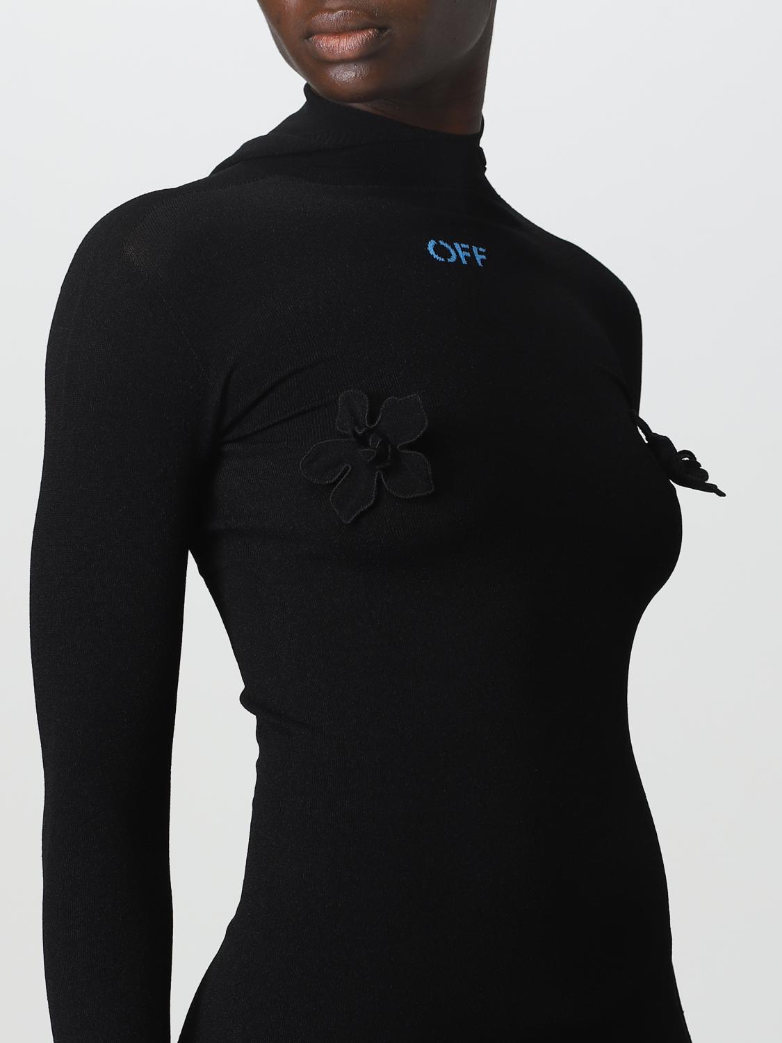 OFF-WHITE VESTIDO: Vestido mujer Off-white, Negro - Img 4