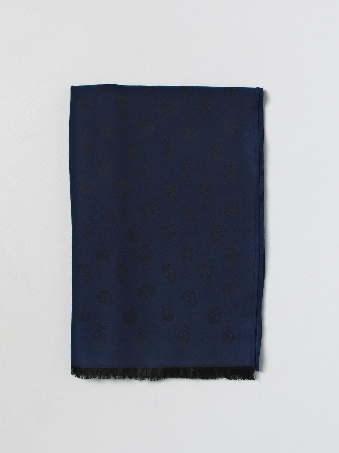 MCQUEEN BUFANDA: Bufanda hombre McQueen, Azul Oscuro - Img 1