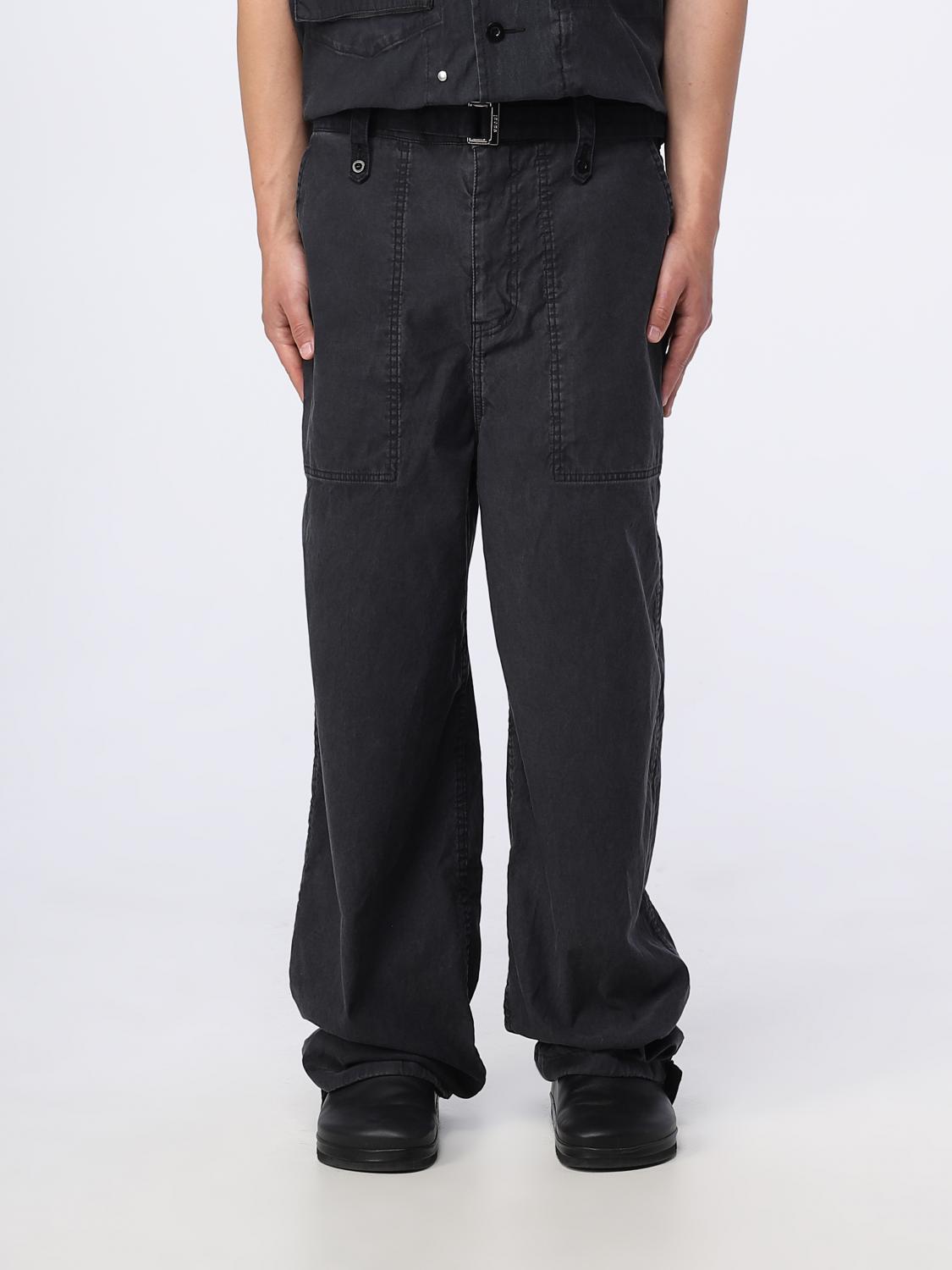 Sacai パンツ メンズ - ブラック | 03049M | GIGLIO.COM