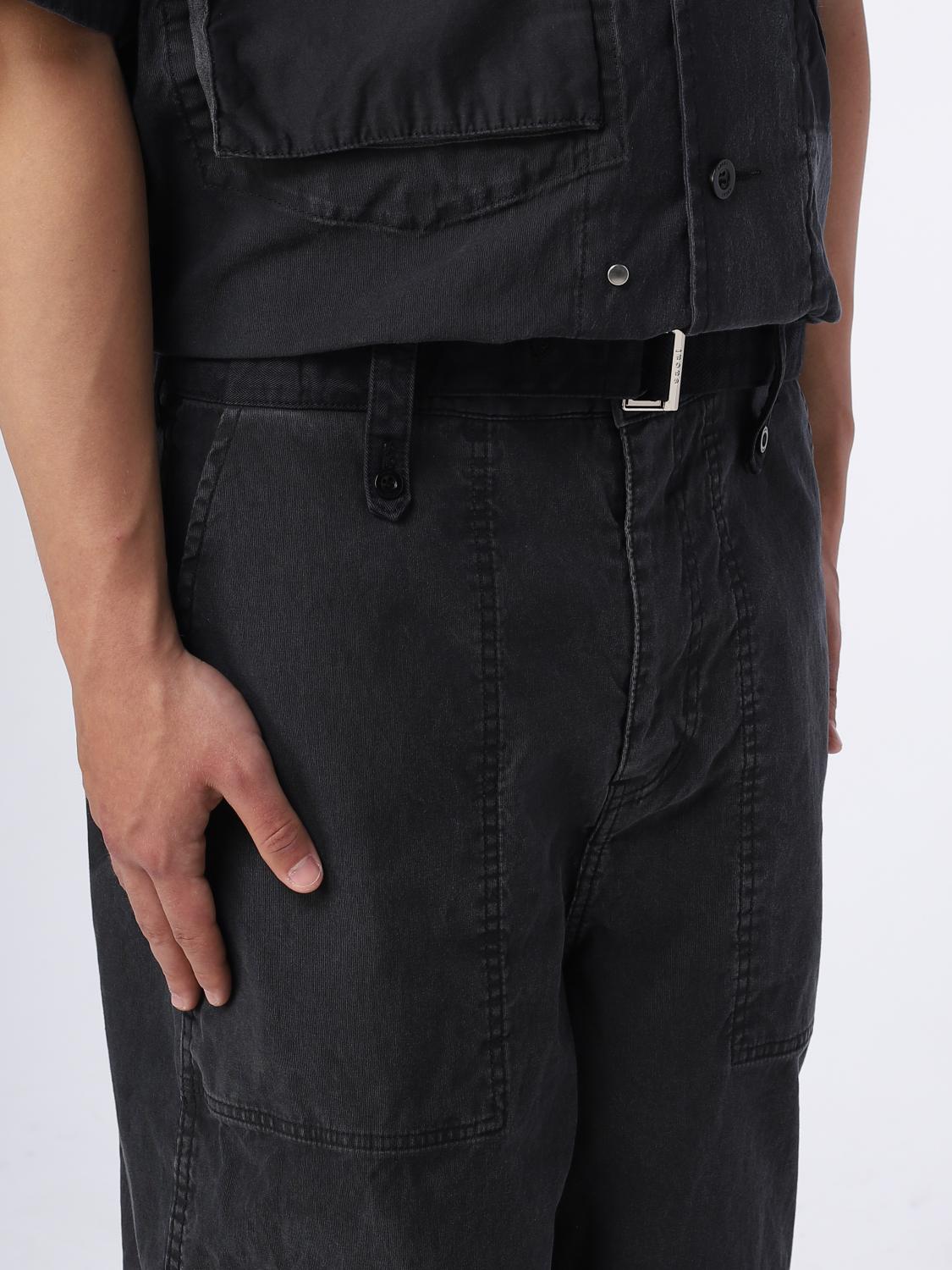 Sacai パンツ メンズ - ブラック | 03049M | GIGLIO.COM