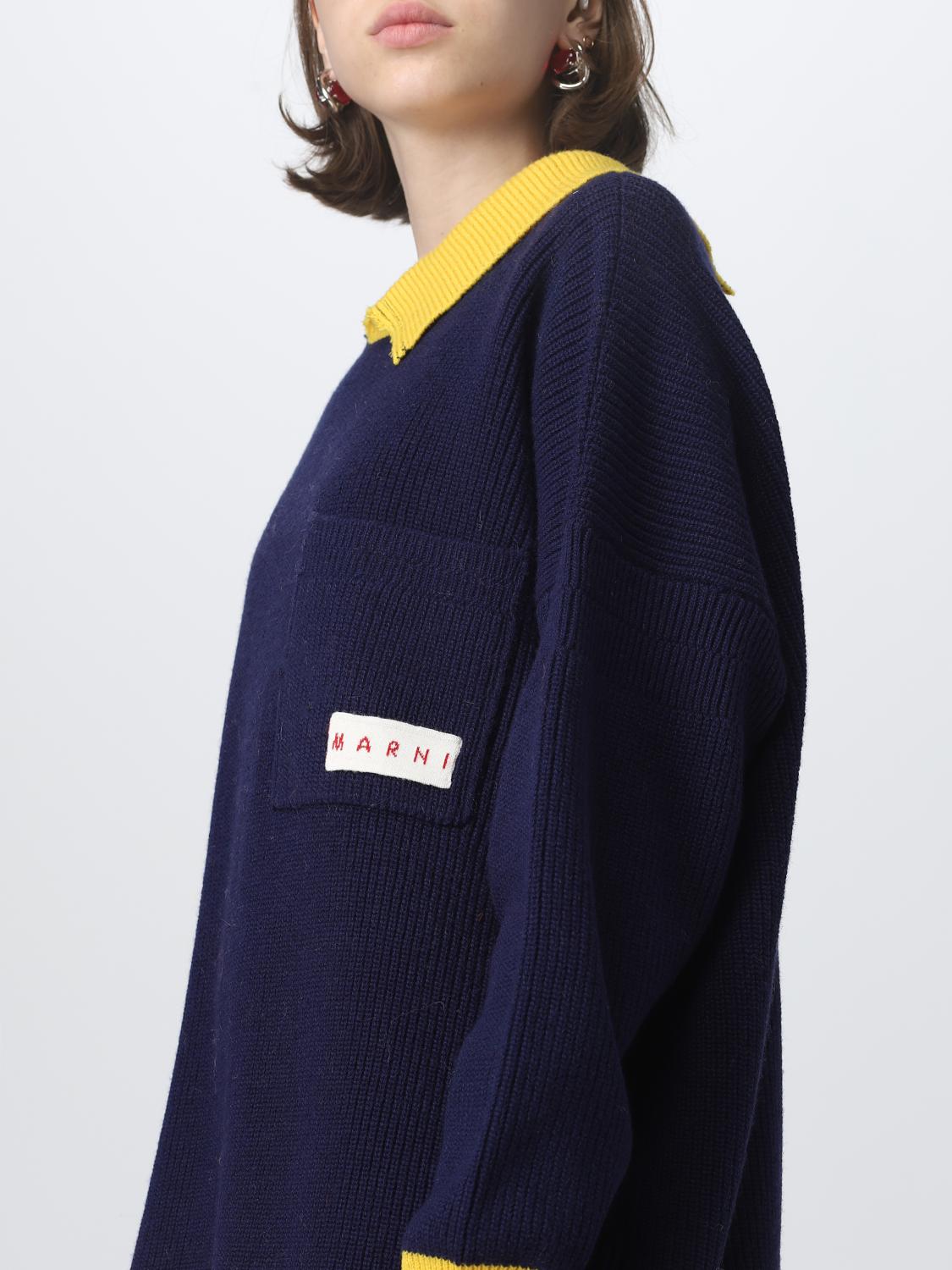MARNI KLEID: Pullover damen Marni, Blau - Img 5