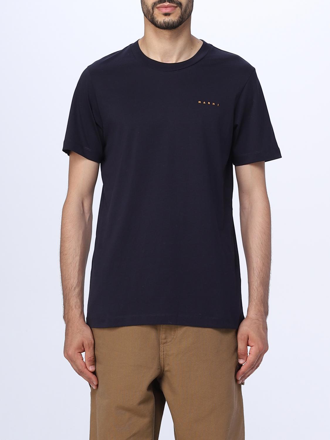 MARNI：Tシャツ メンズ - ブルー | GIGLIO.COMオンラインのMarni