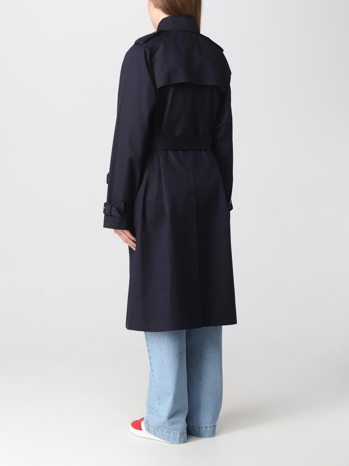 A.P.C.：コート レディース - ブルー | GIGLIO.COMオンラインのA.P.C.