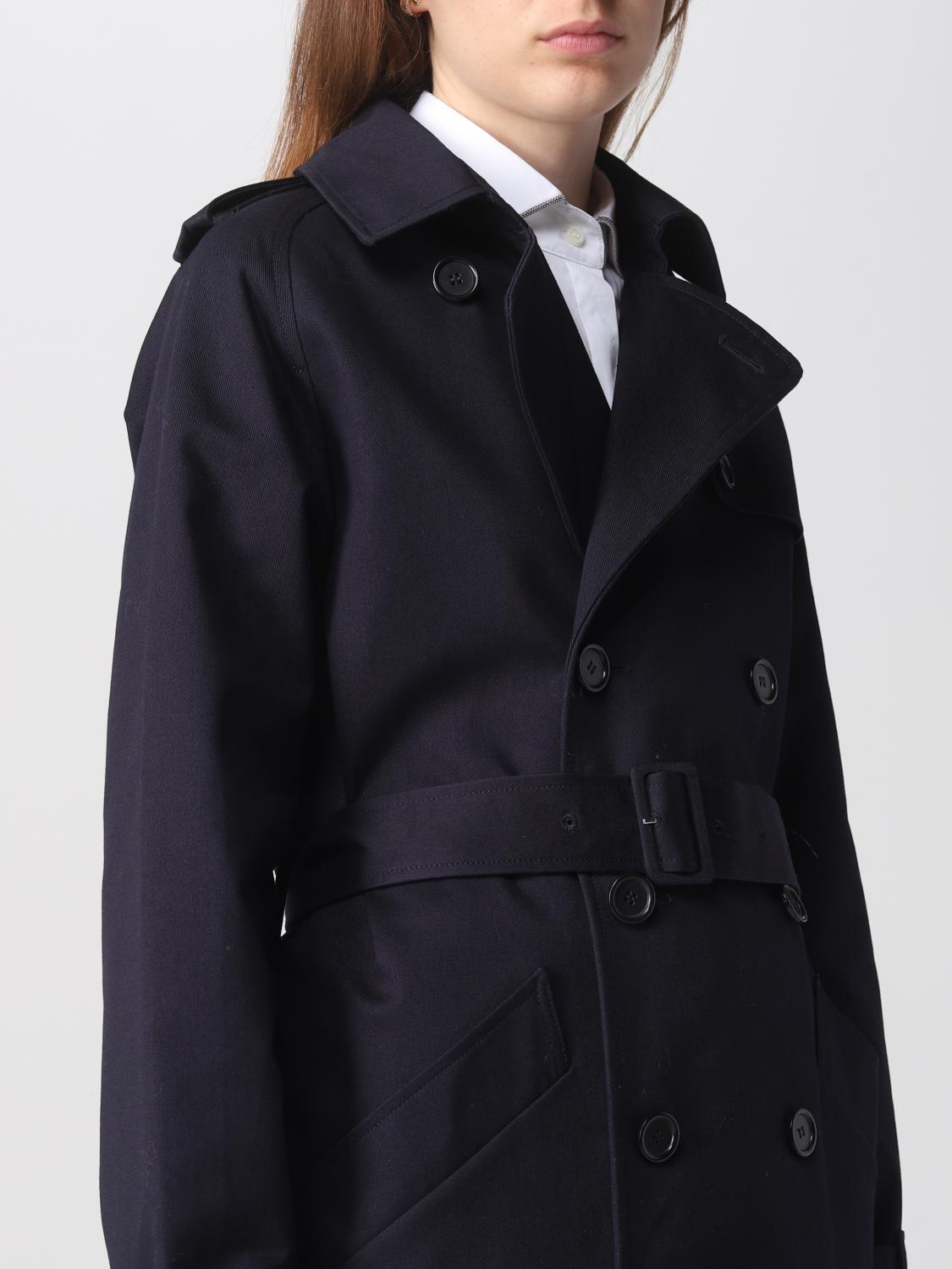 A.P.C.：コート レディース - ブルー | GIGLIO.COMオンラインのA.P.C.