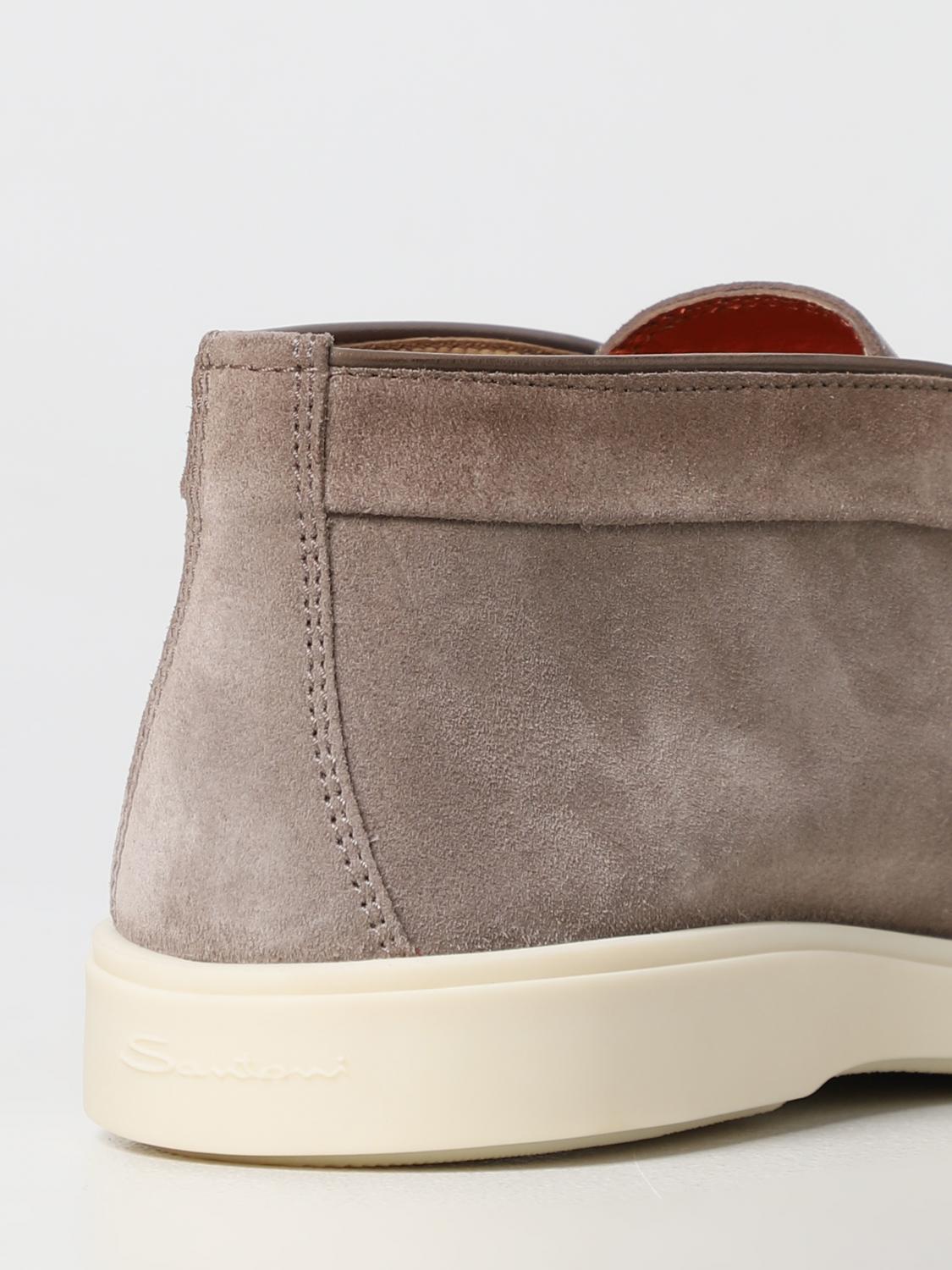 SANTONI DESERT BOOTS: Schuhe herren Santoni, Beige - Img 3