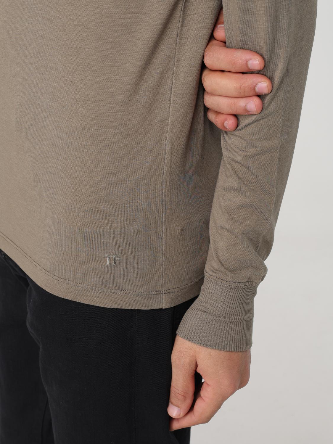 TOM FORD T-SHIRT: Pull homme Tom Ford, Vert - Img 4