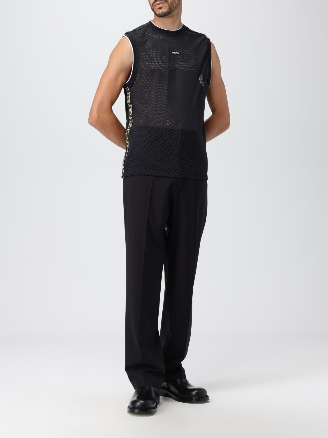 Versace タンクトップ メンズ - ブラック | 10104251A07548 | GIGLIO.COM