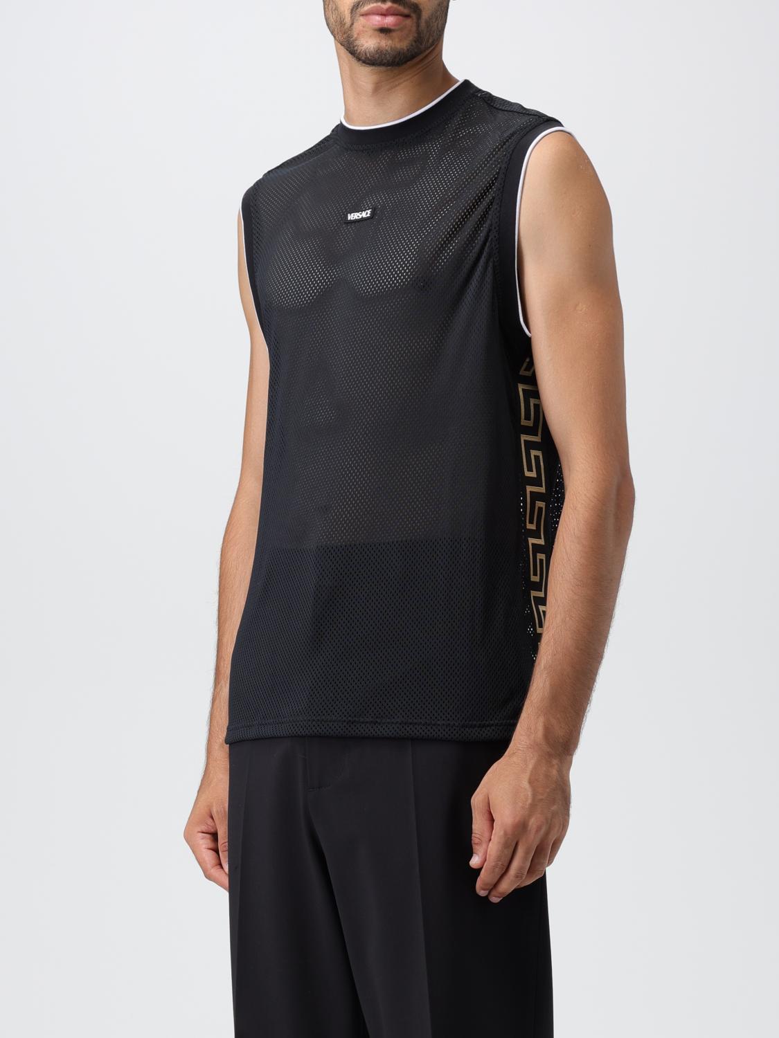 Versace タンクトップ メンズ - ブラック | 10104251A07548 | GIGLIO.COM
