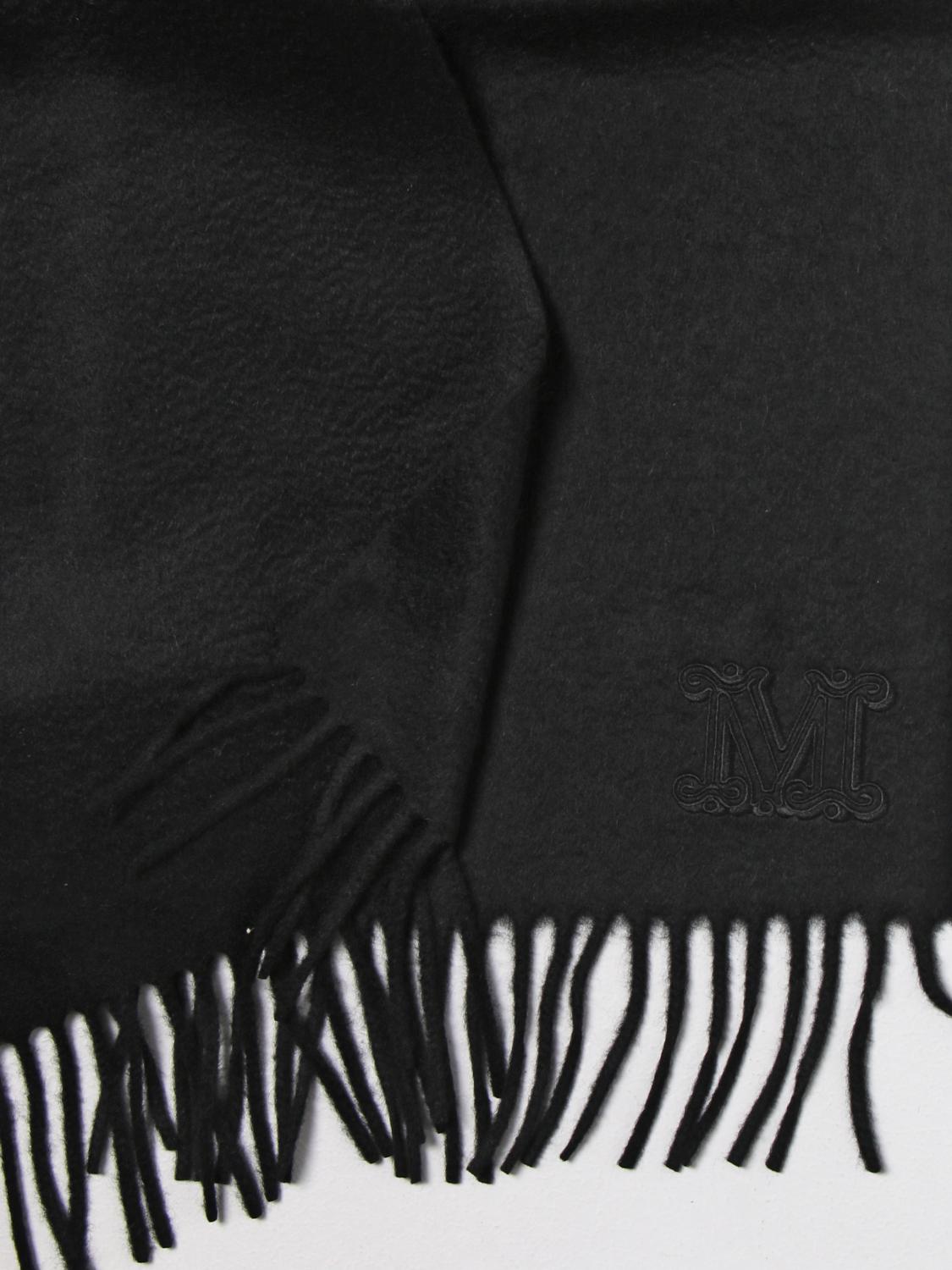 MAX MARA SCIARPA: Sciarpa Dalia Max Mara in cashmere, Nero - Img 3