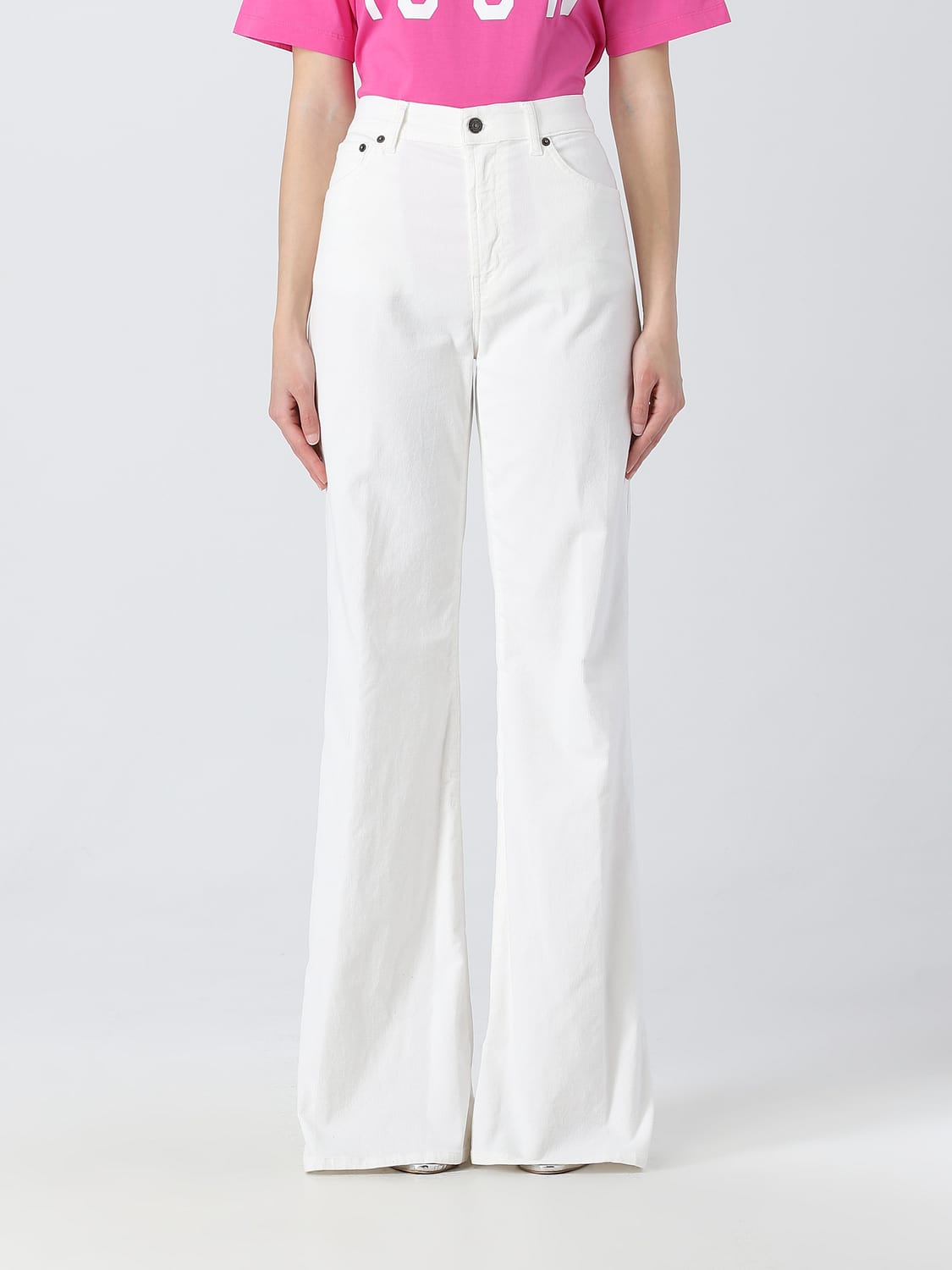 DONDUP VAQUEROS: Pantalón mujer Dondup, Nata - Img 1