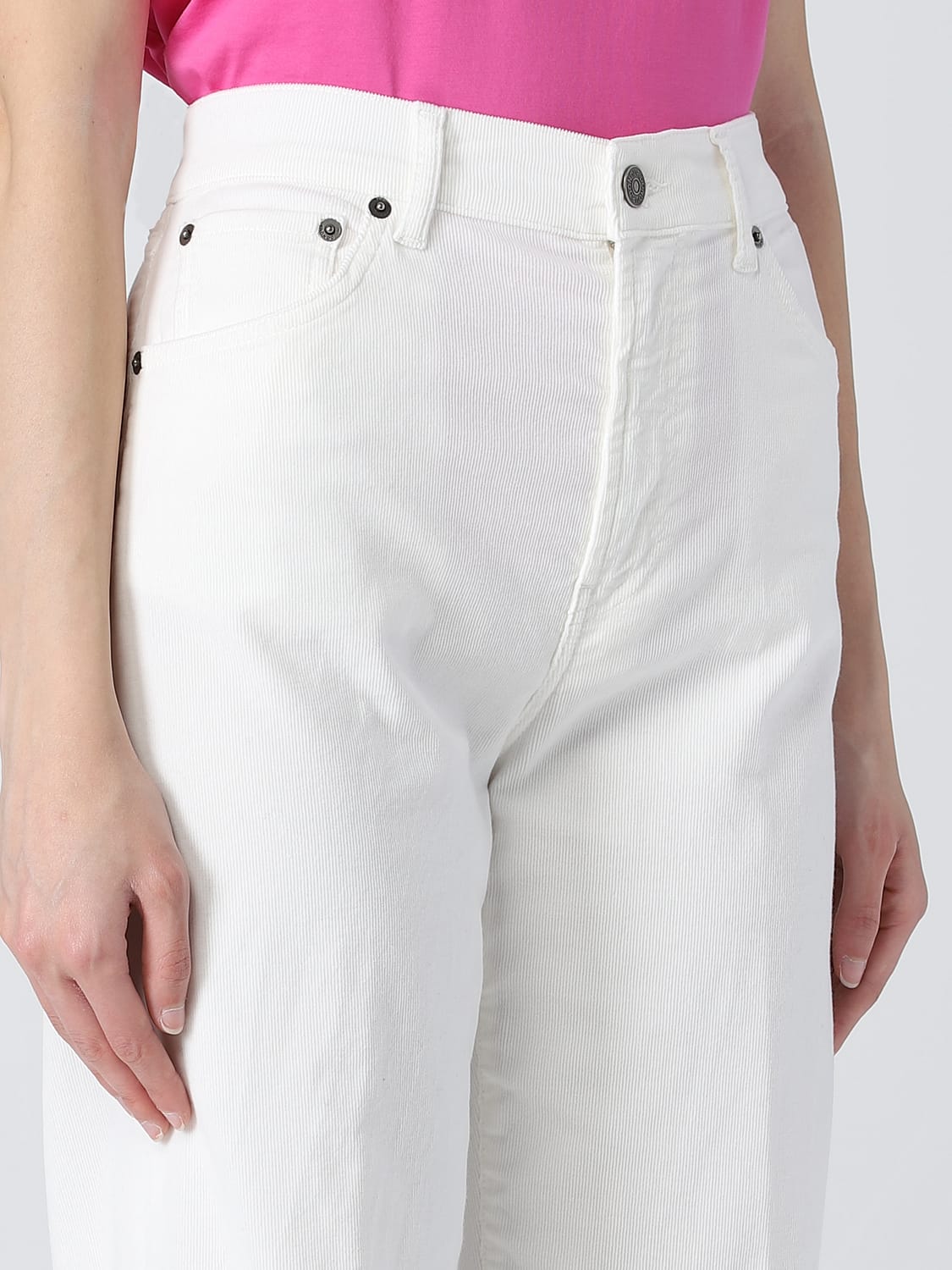 DONDUP VAQUEROS: Pantalón mujer Dondup, Nata - Img 3