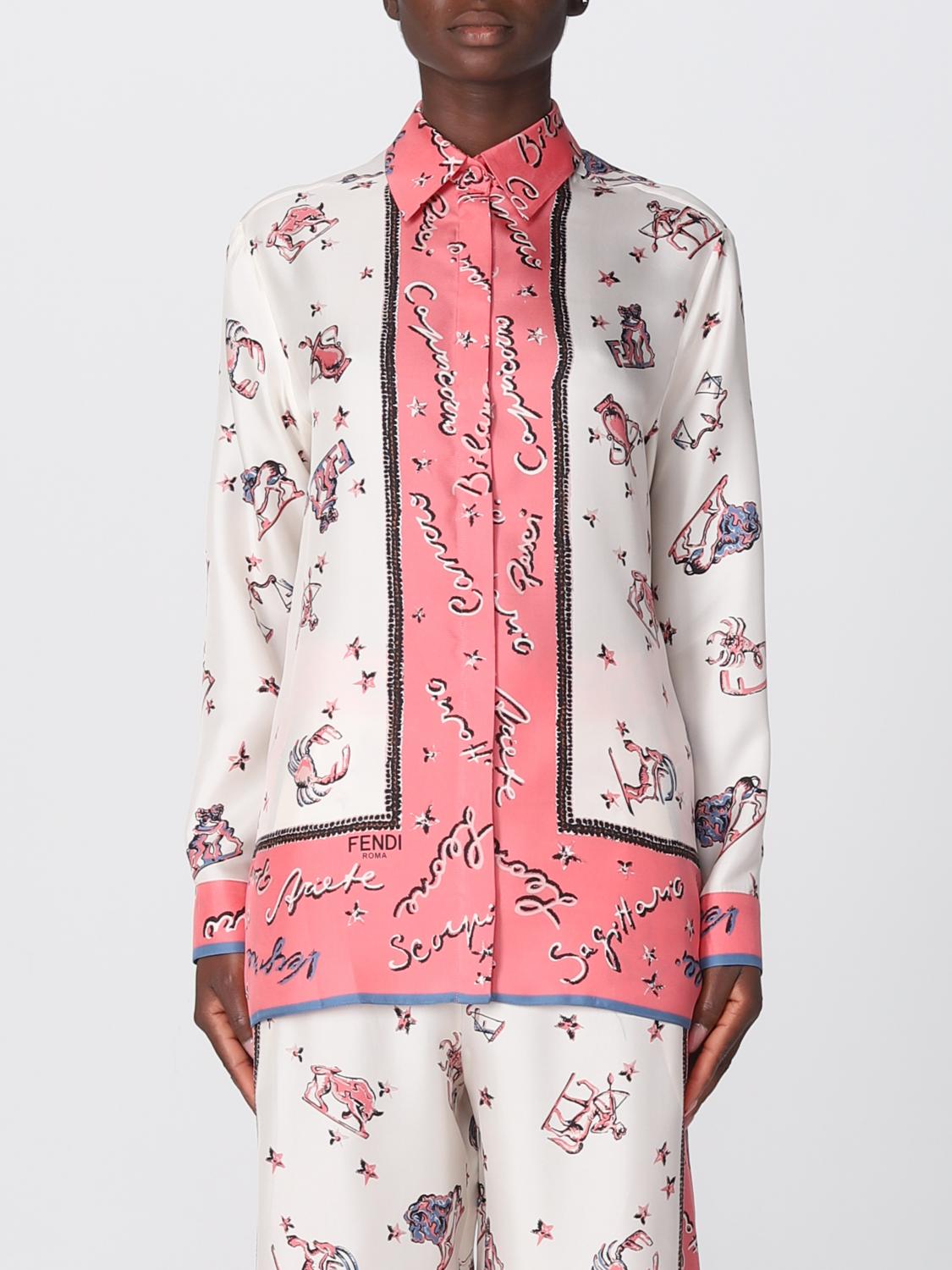 Fendi Clothes Fendi Rainbow Shirt Fendi Girls Cotton Dress