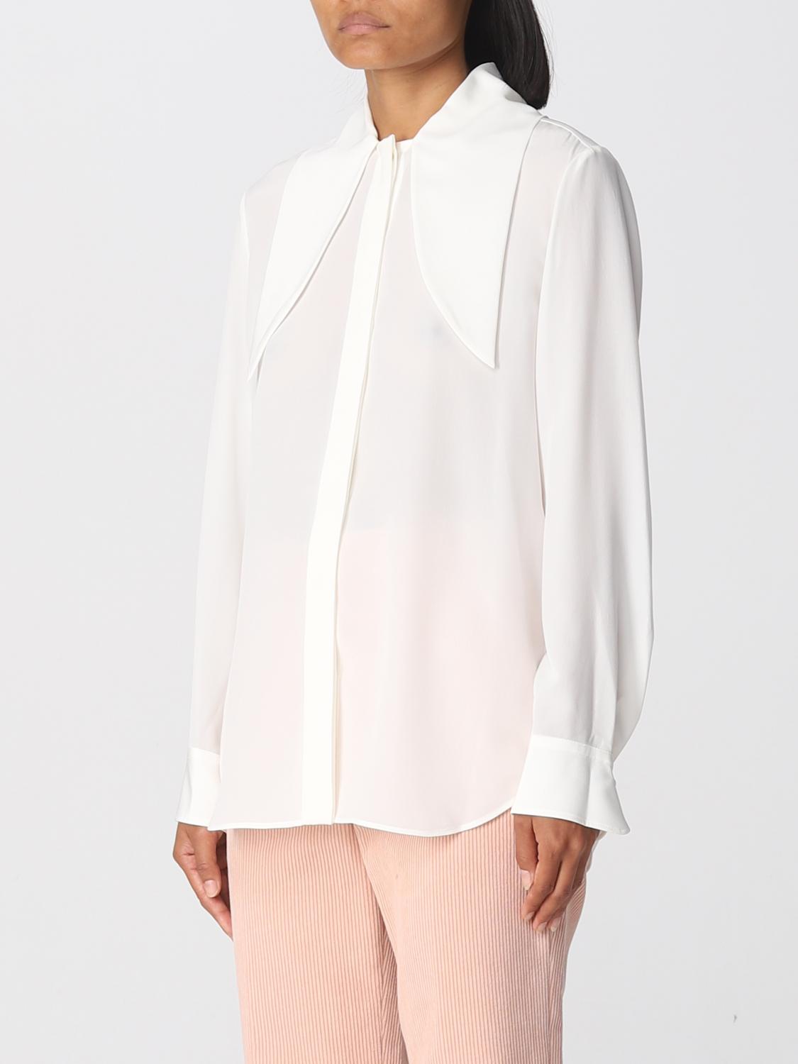 CHLOÉ CAMICIA: Camicia Chloé in seta, Crema - Img 3
