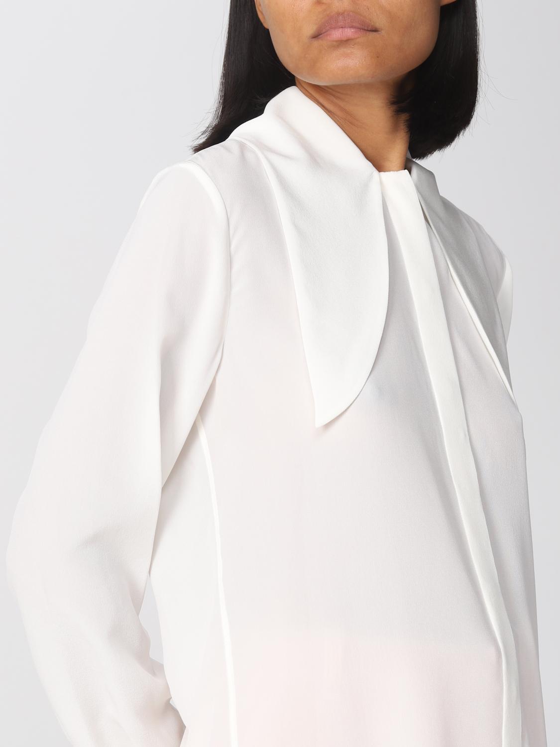 CHLOÉ CAMICIA: Camicia Chloé in seta, Crema - Img 4