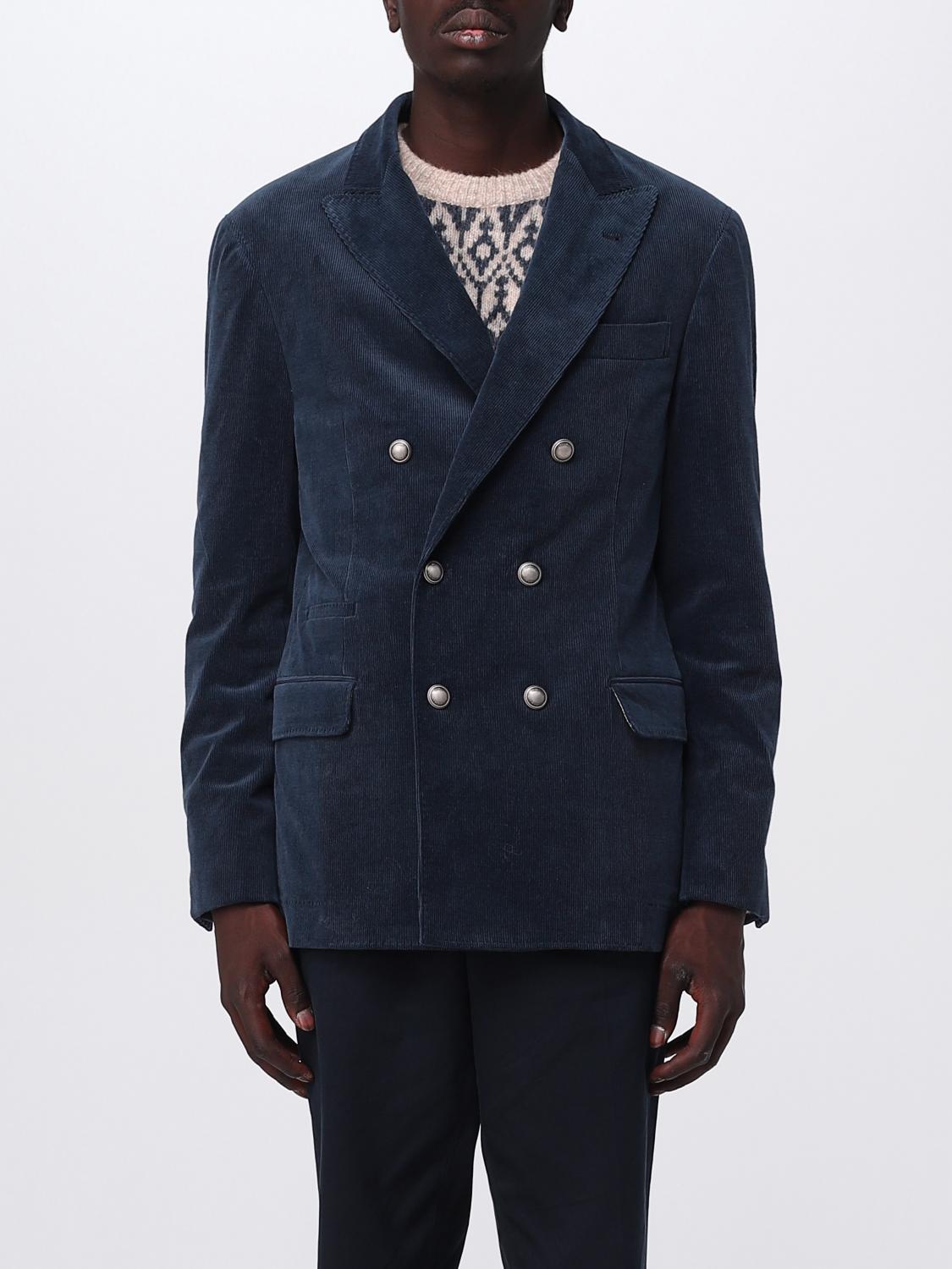 BRUNELLO CUCINELLI BLAZER: Jacket men Brunello Cucinelli, Indigo - Img 1