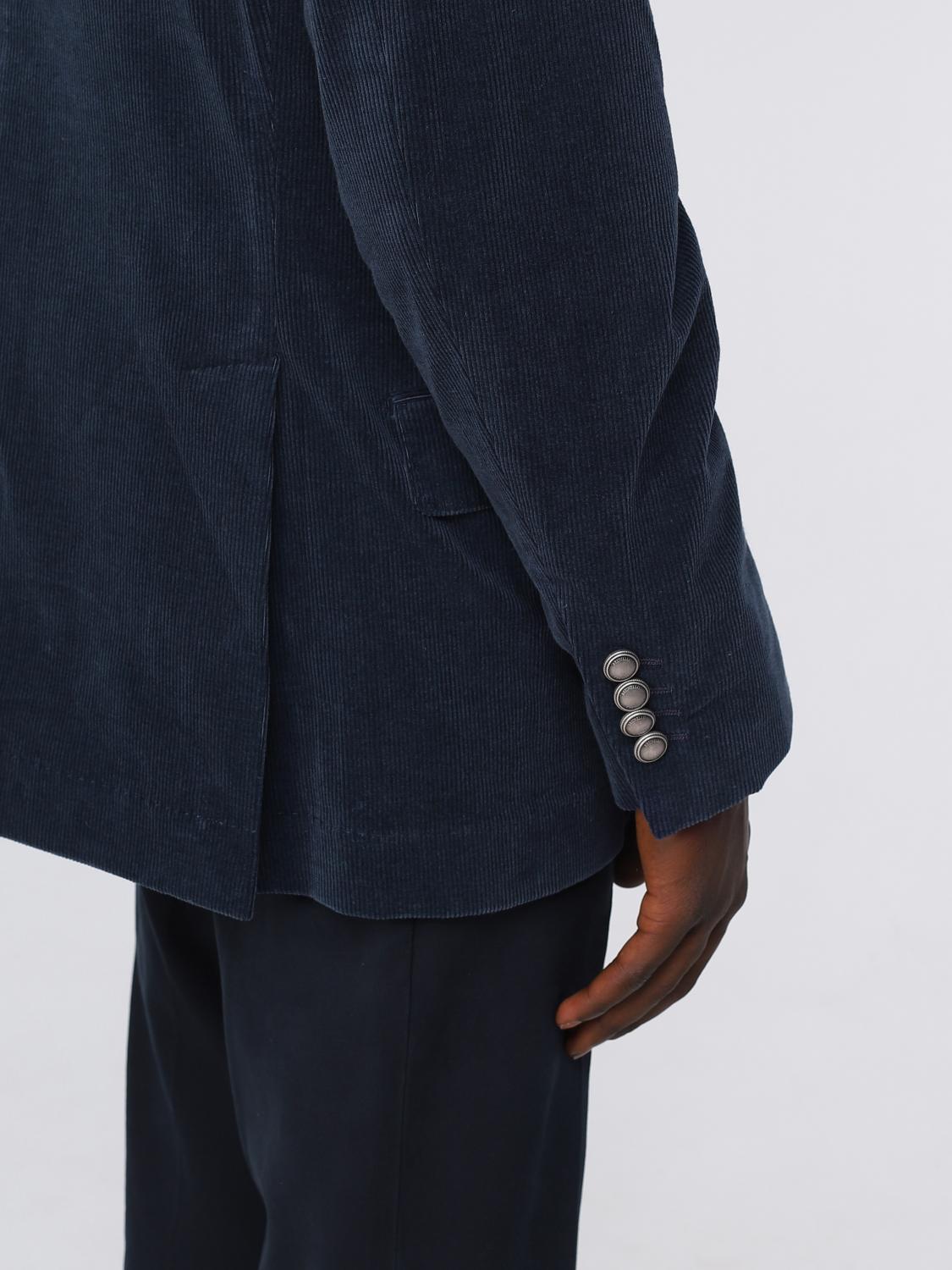 BRUNELLO CUCINELLI BLAZER: Jacket men Brunello Cucinelli, Indigo - Img 4