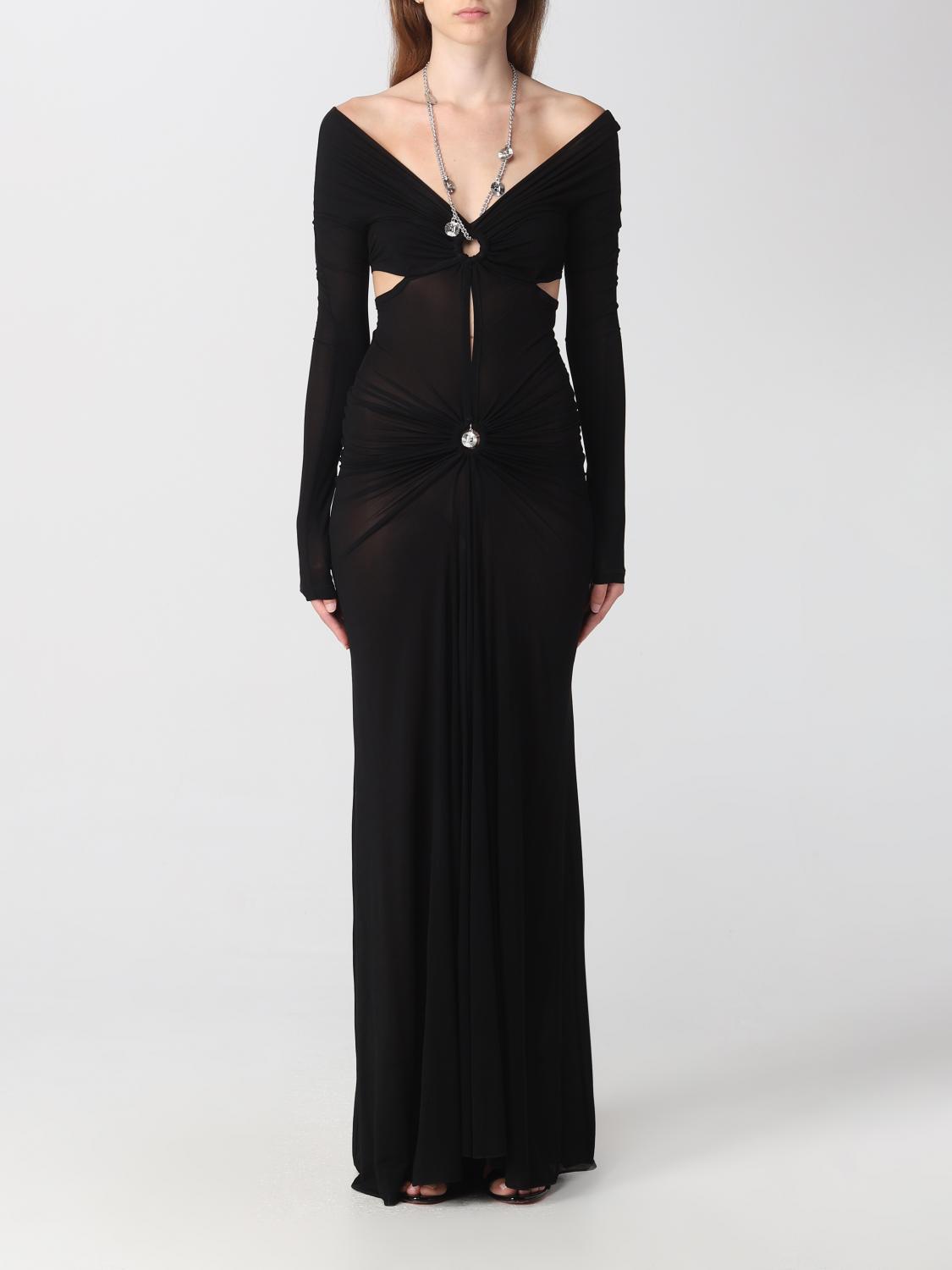 RABANNE: Dress woman Paco Black Rabanne dress 23FJRO606CU0002