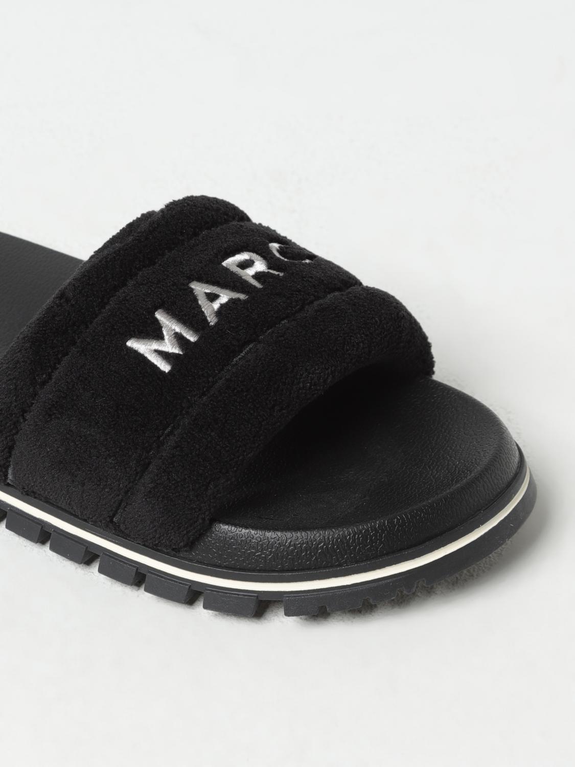 Marc Jacobs sandals in rubber and cotton terry - Black | M9002381