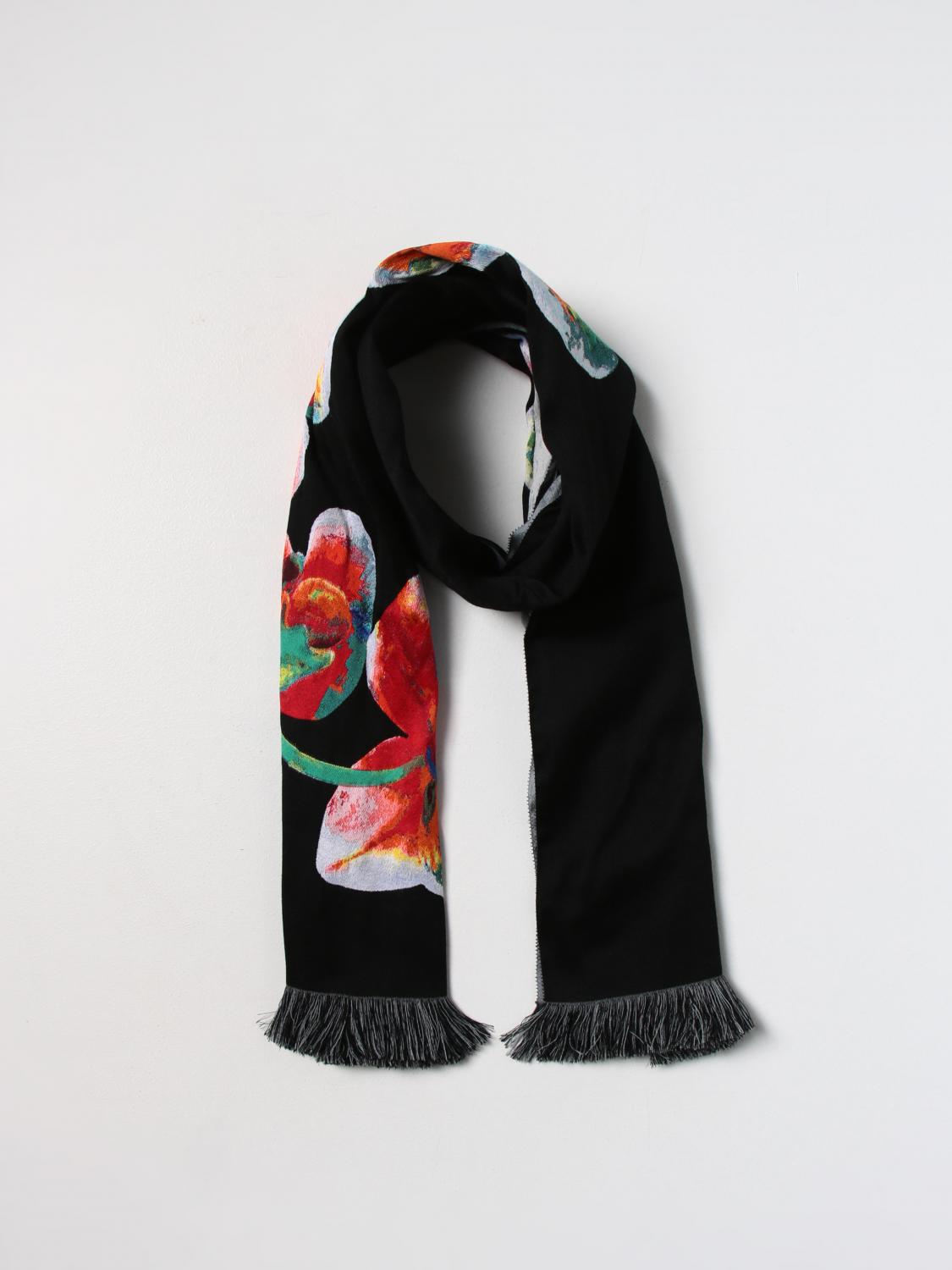 MCQUEEN BUFANDA: Bufanda mujer McQueen, Negro - Img 2