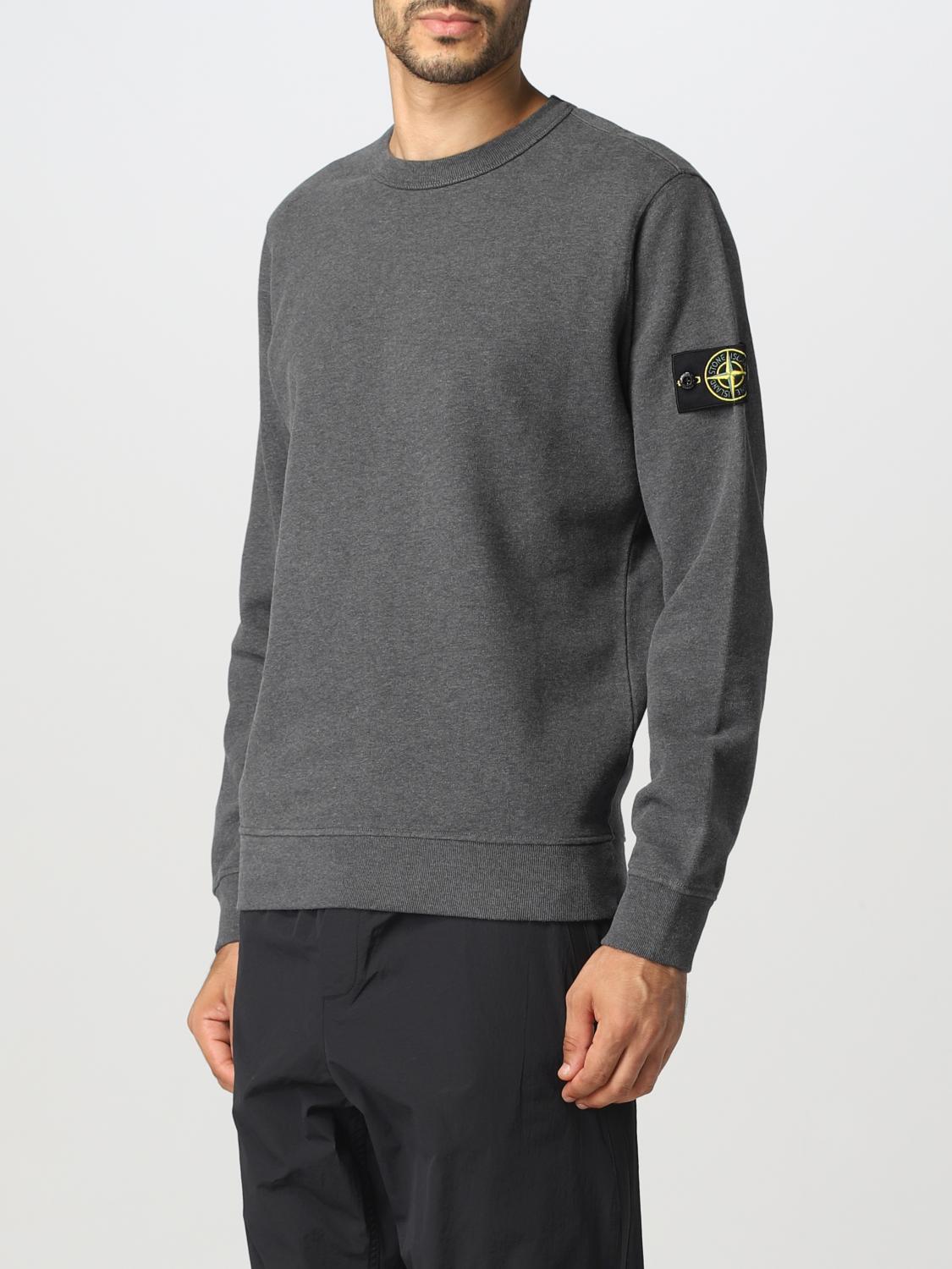 STONE ISLAND SUDADERA: Sudadera hombre Stone Island, Carbón - Img 4