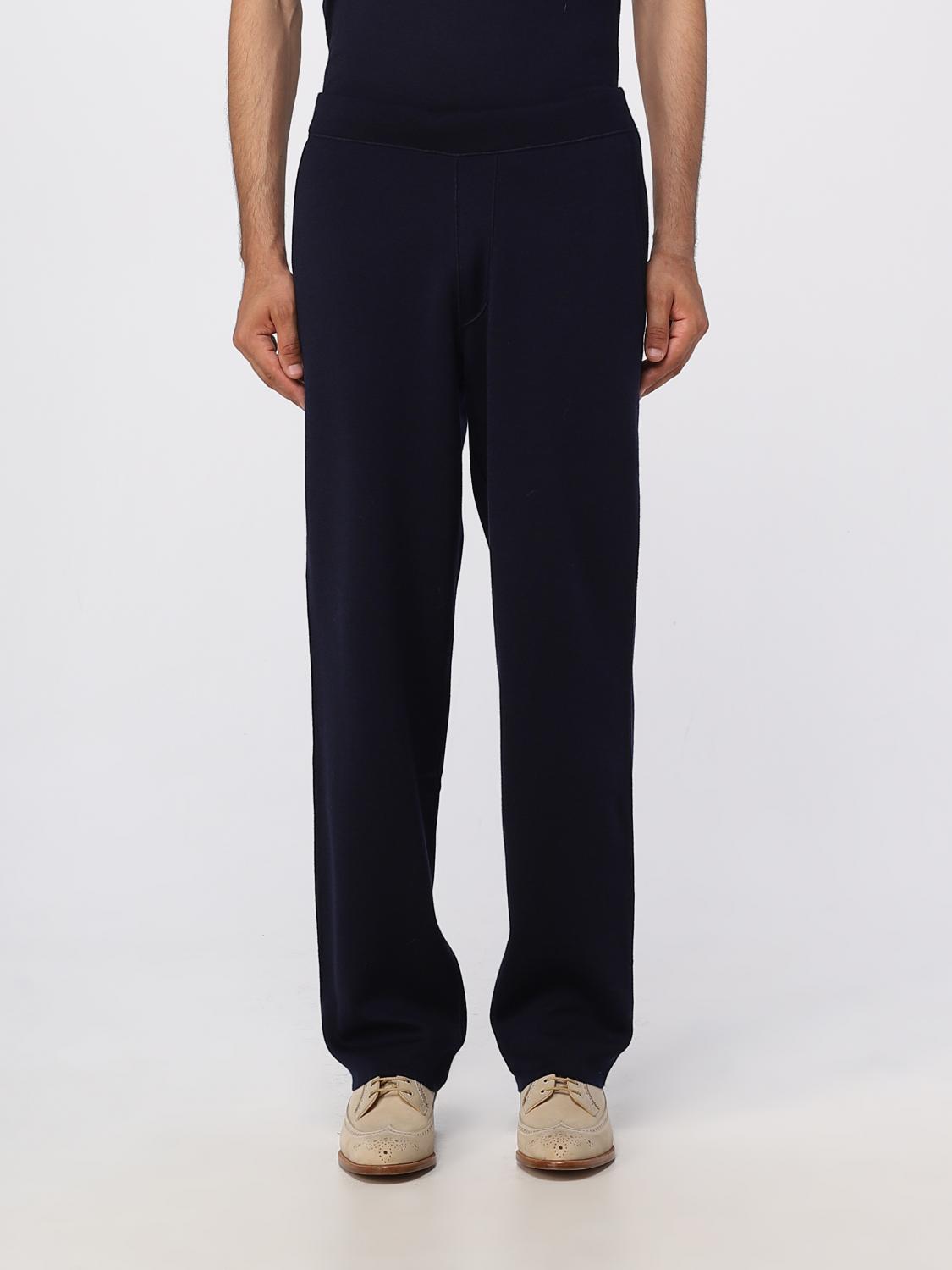 BRIONI 팬츠: 팬츠 남성 Brioni, 블루 - Img 1