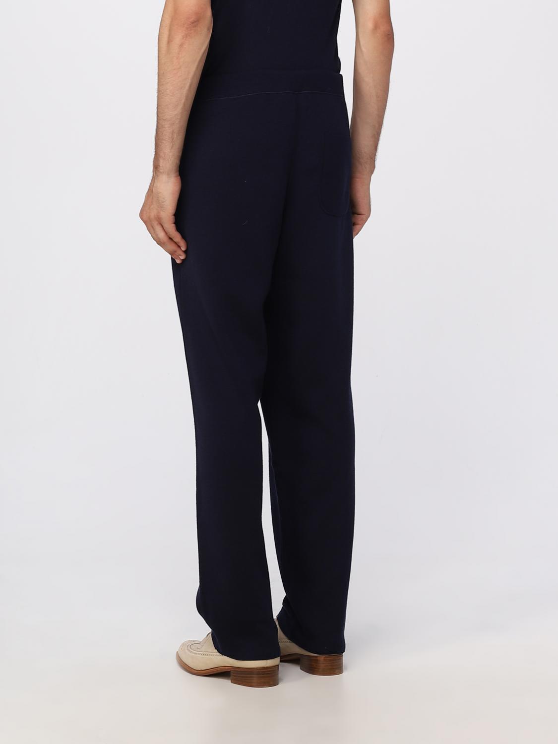 BRIONI 팬츠: 팬츠 남성 Brioni, 블루 - Img 3