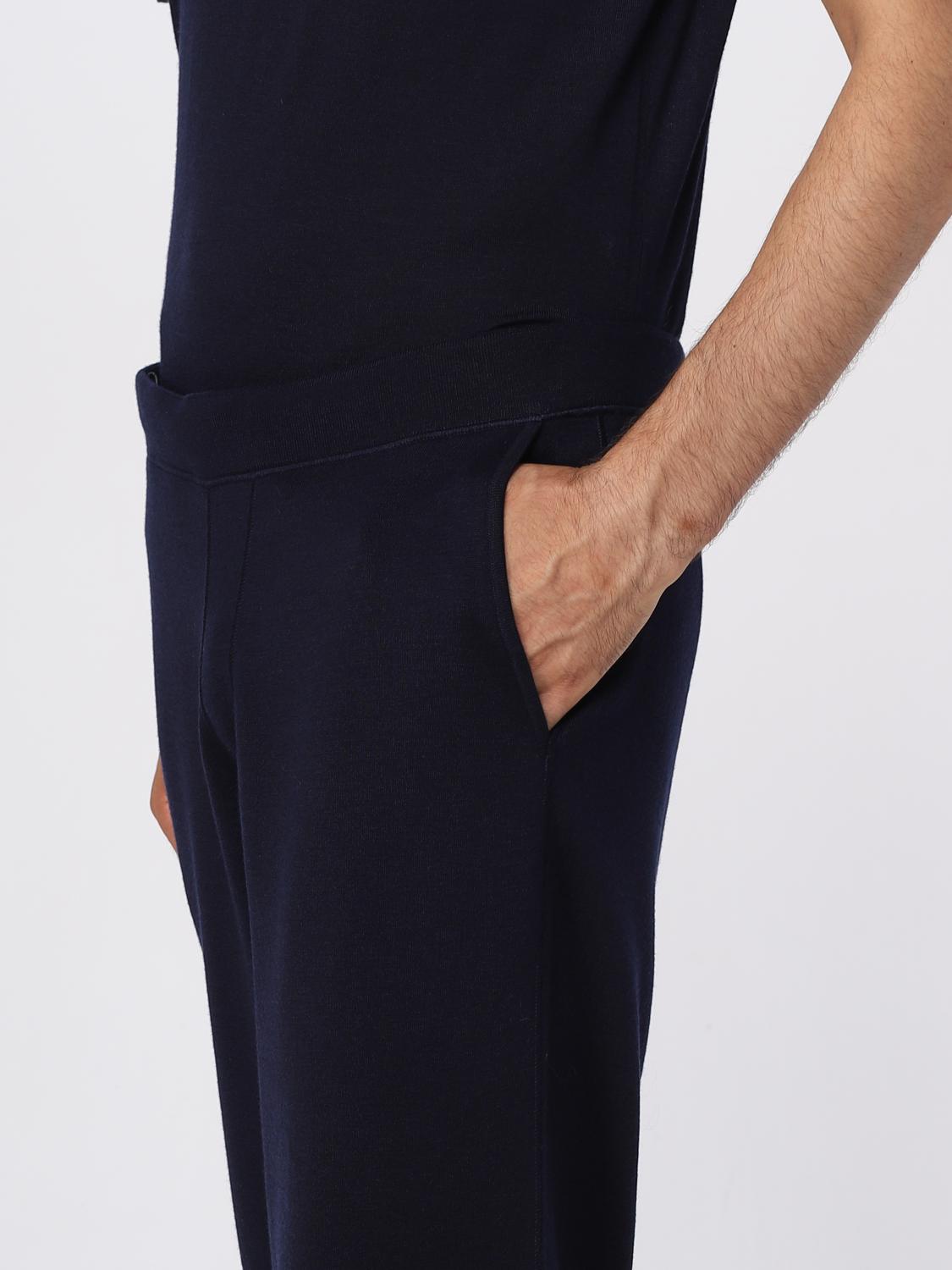 BRIONI 팬츠: 팬츠 남성 Brioni, 블루 - Img 4