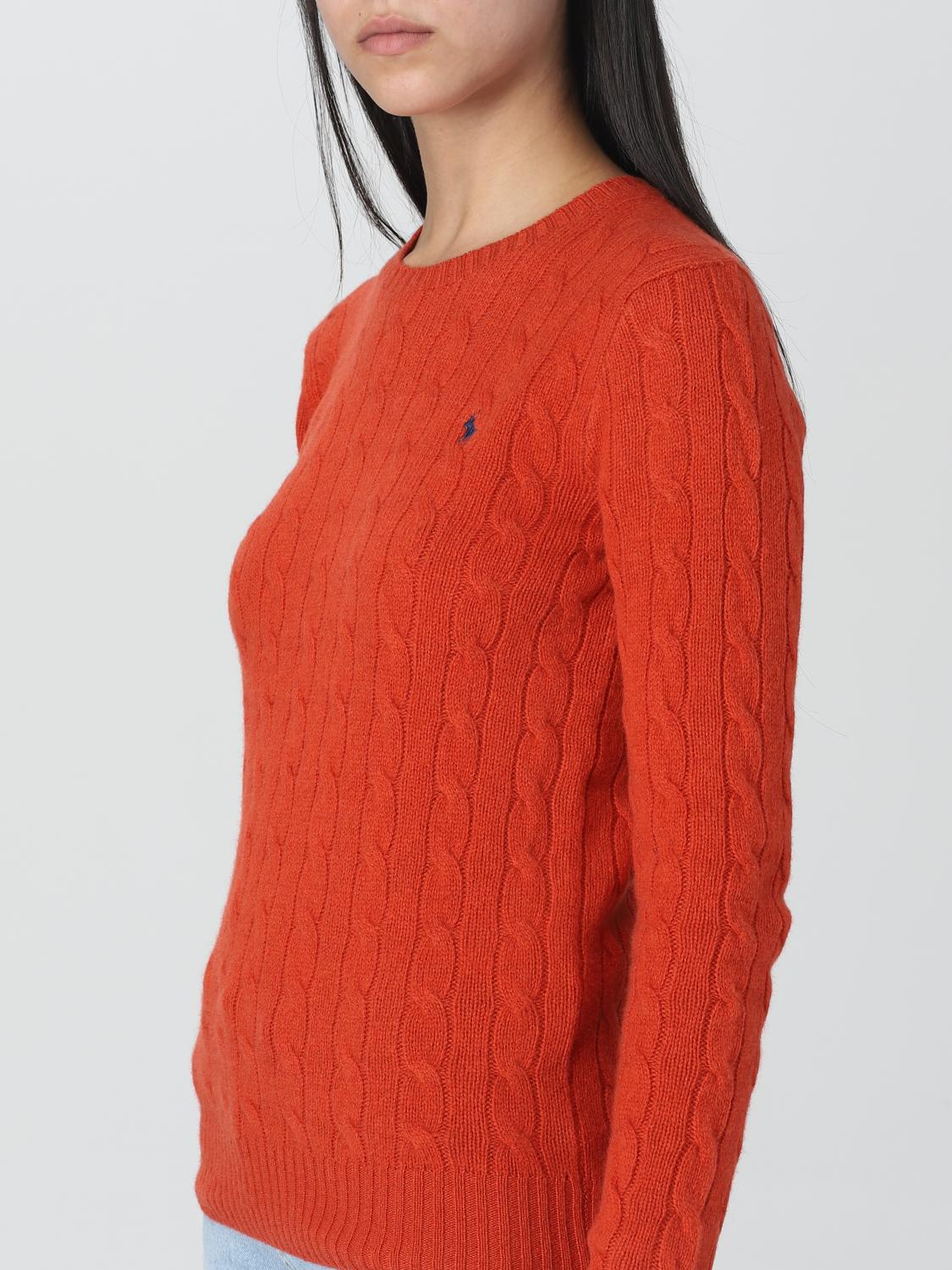 POLO RALPH LAUREN PULLOVER: Pullover damen Polo Ralph Lauren, Rot - Img 3