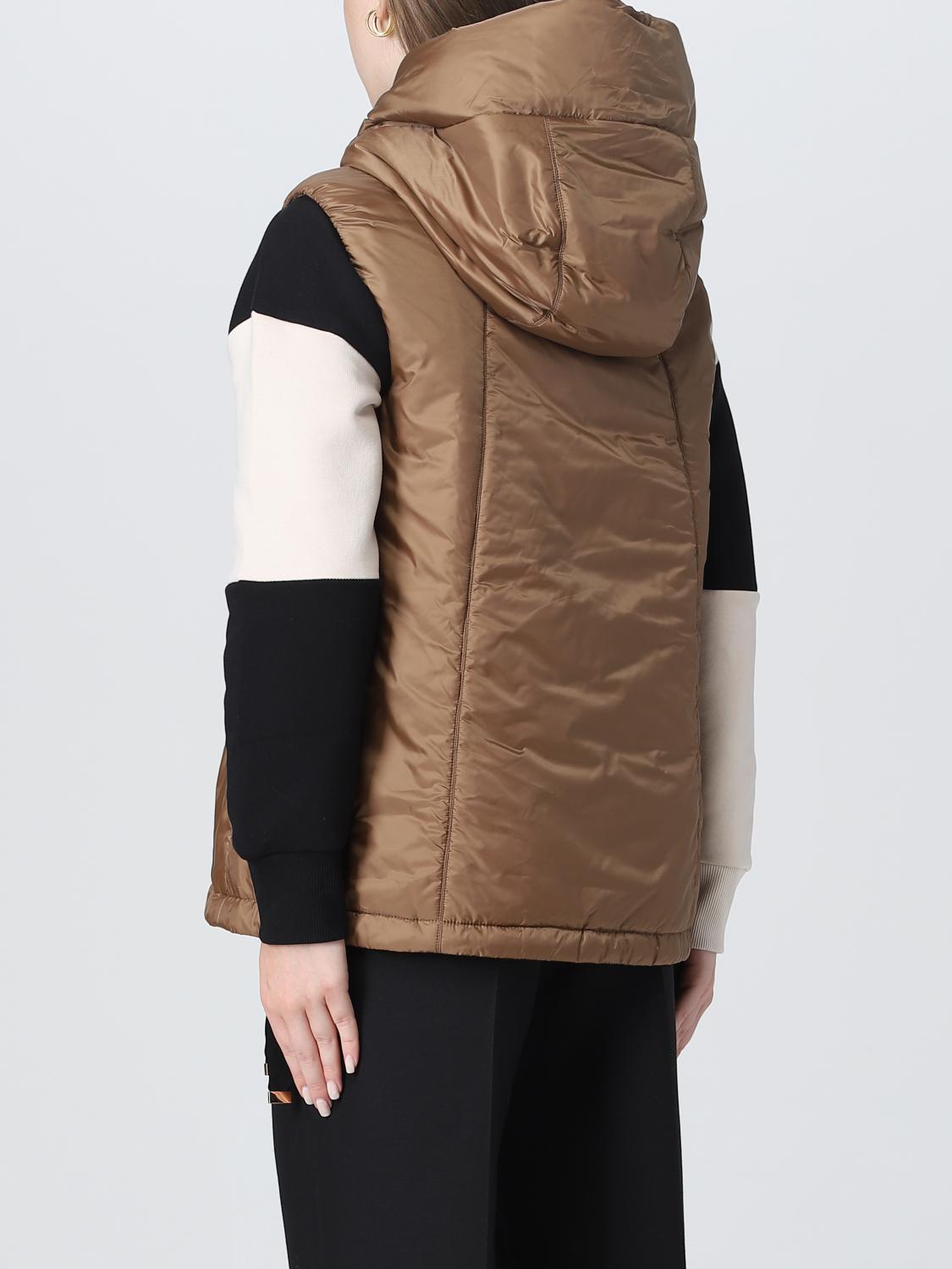 MAX MARA THE CUBE GILET: Gilet Max Mara The Cube in nylon antigoccia, Cammello - Img 3