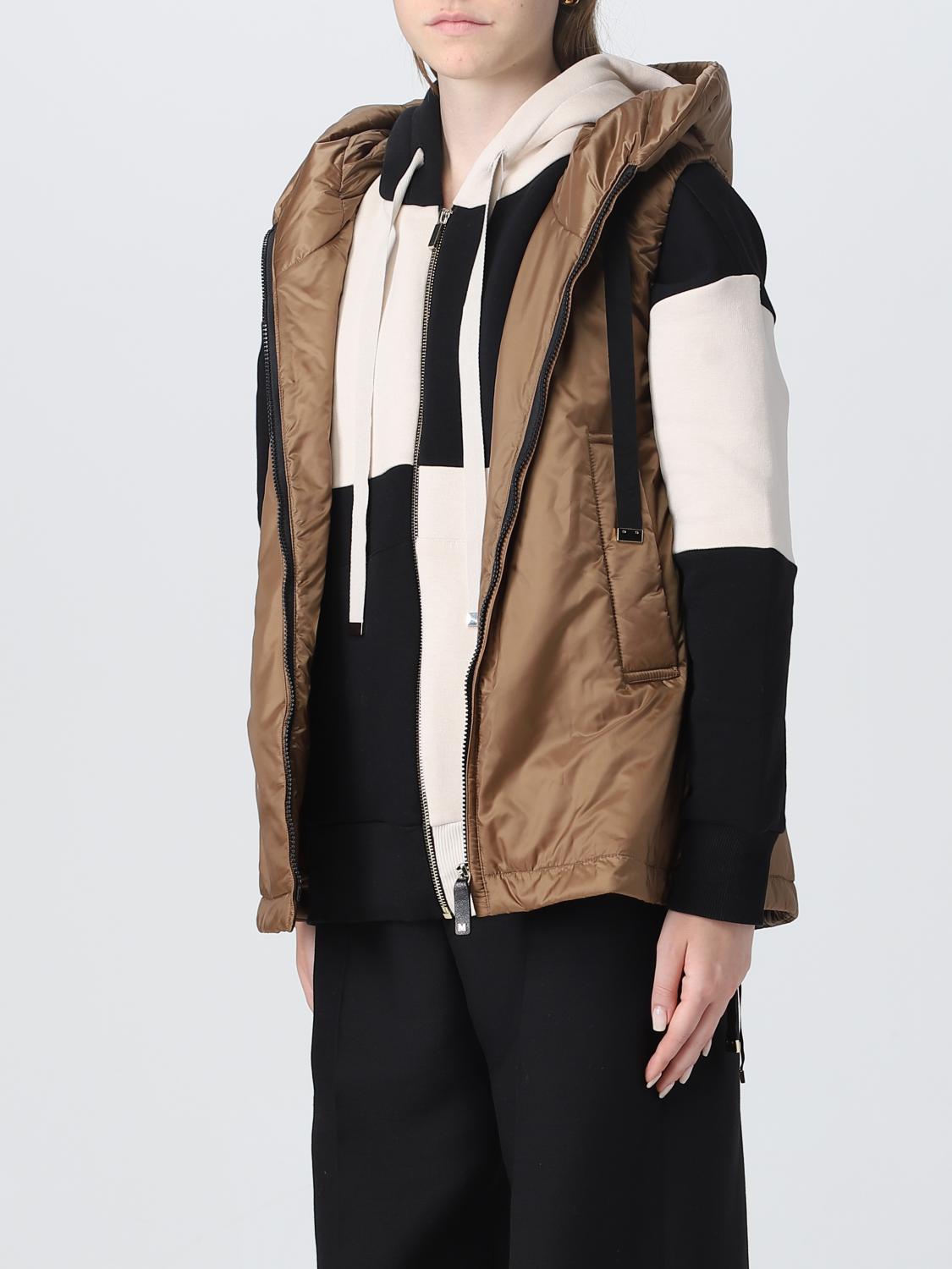 MAX MARA THE CUBE GILET: Gilet Max Mara The Cube in nylon antigoccia, Cammello - Img 4