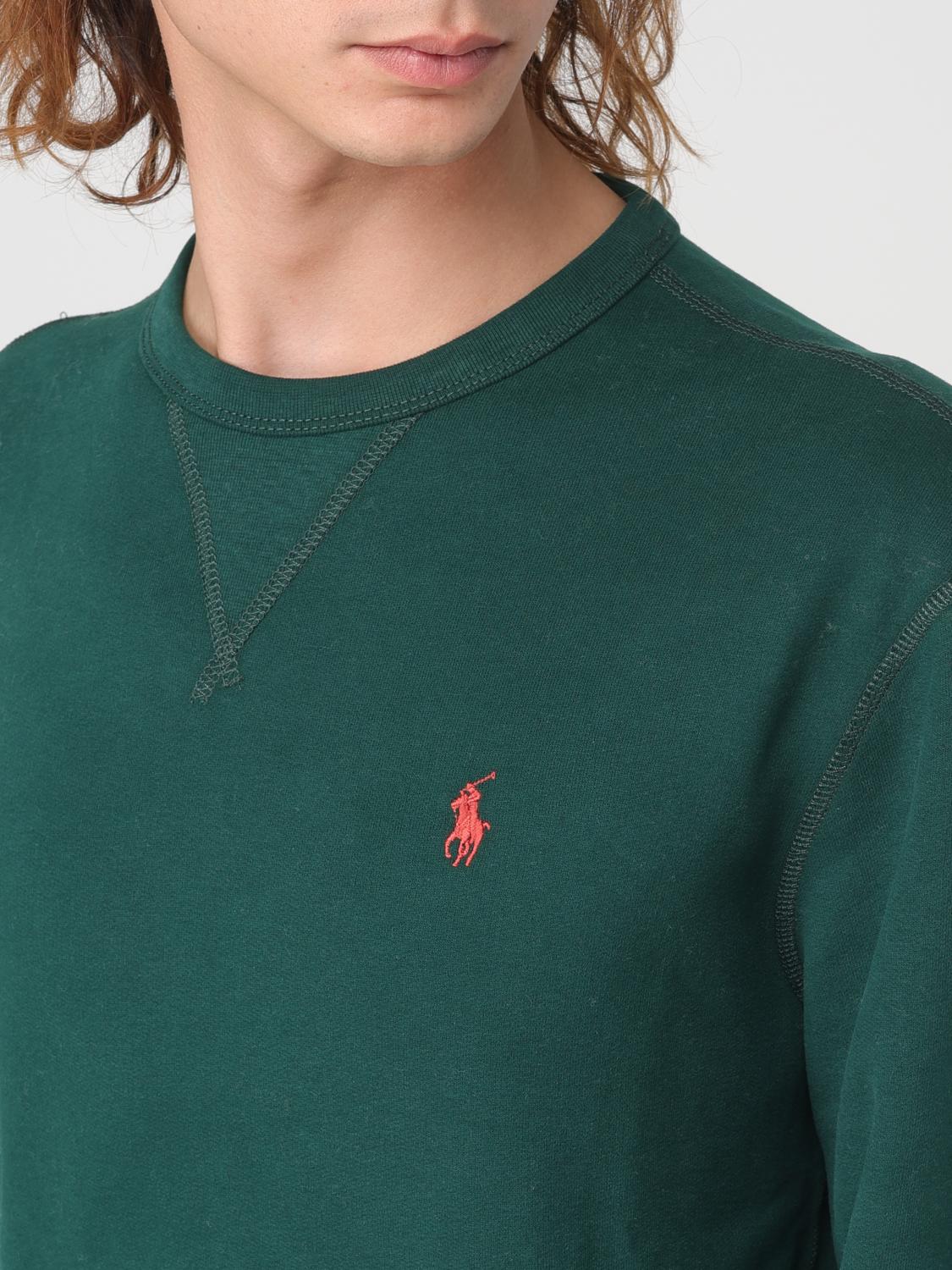 POLO RALPH LAUREN SWEATSHIRT: Pullover herren Polo Ralph Lauren, Grün - Img 3