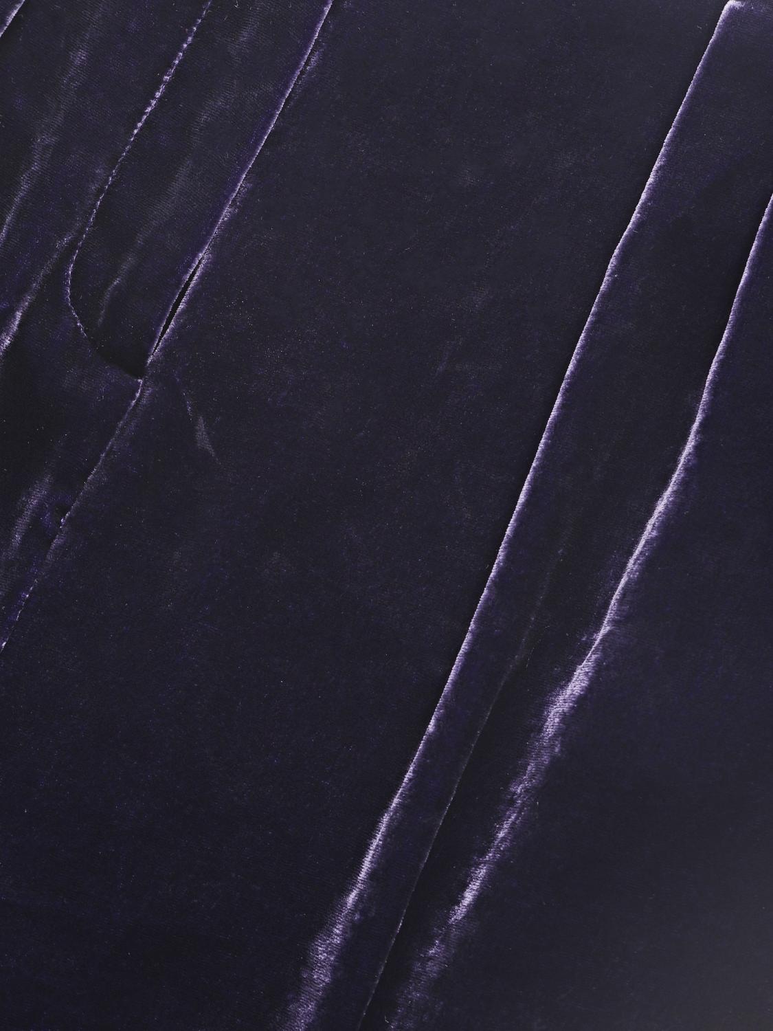 ALBERTA FERRETTI PANTALONI: Pantalone Alberta Ferretti in velluto, Viola - Img 6