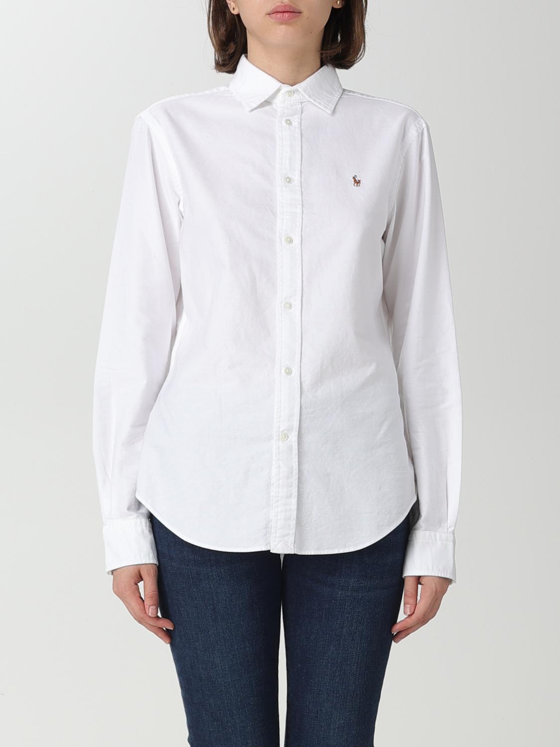 POLO RALPH LAUREN Camisa mujer Blanco Camisa Polo Ralph Lauren 211891377 en linea en GIGLIO.COM