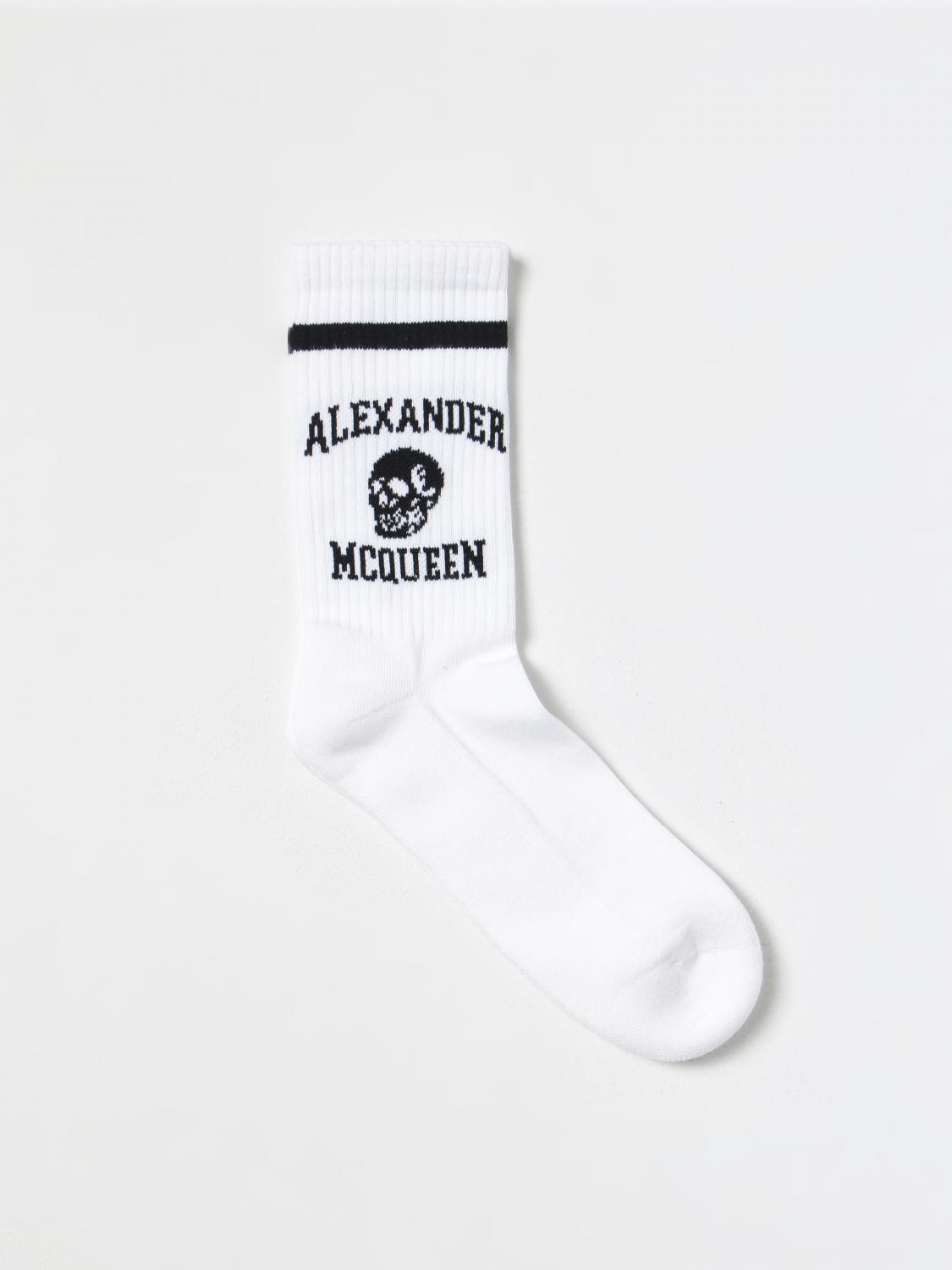MCQUEEN 袜子: 袜子 男士 McQueen, 白色 - Img 1