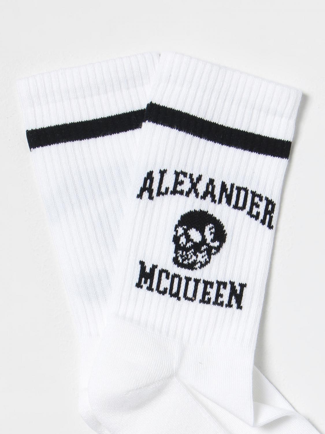 MCQUEEN 袜子: 袜子 男士 McQueen, 白色 - Img 2