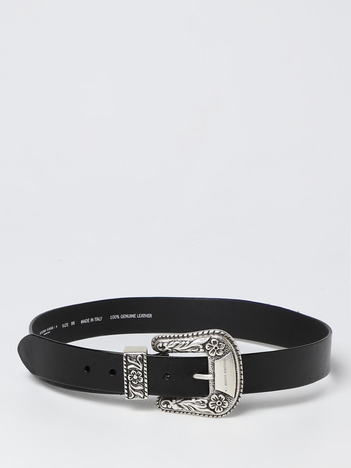 ベルト GOLDEN GOOSE Woman Belt Black GWA00700A00068890100 GOLDEN GOOSE: leather belt - Black | Golden Goose belt